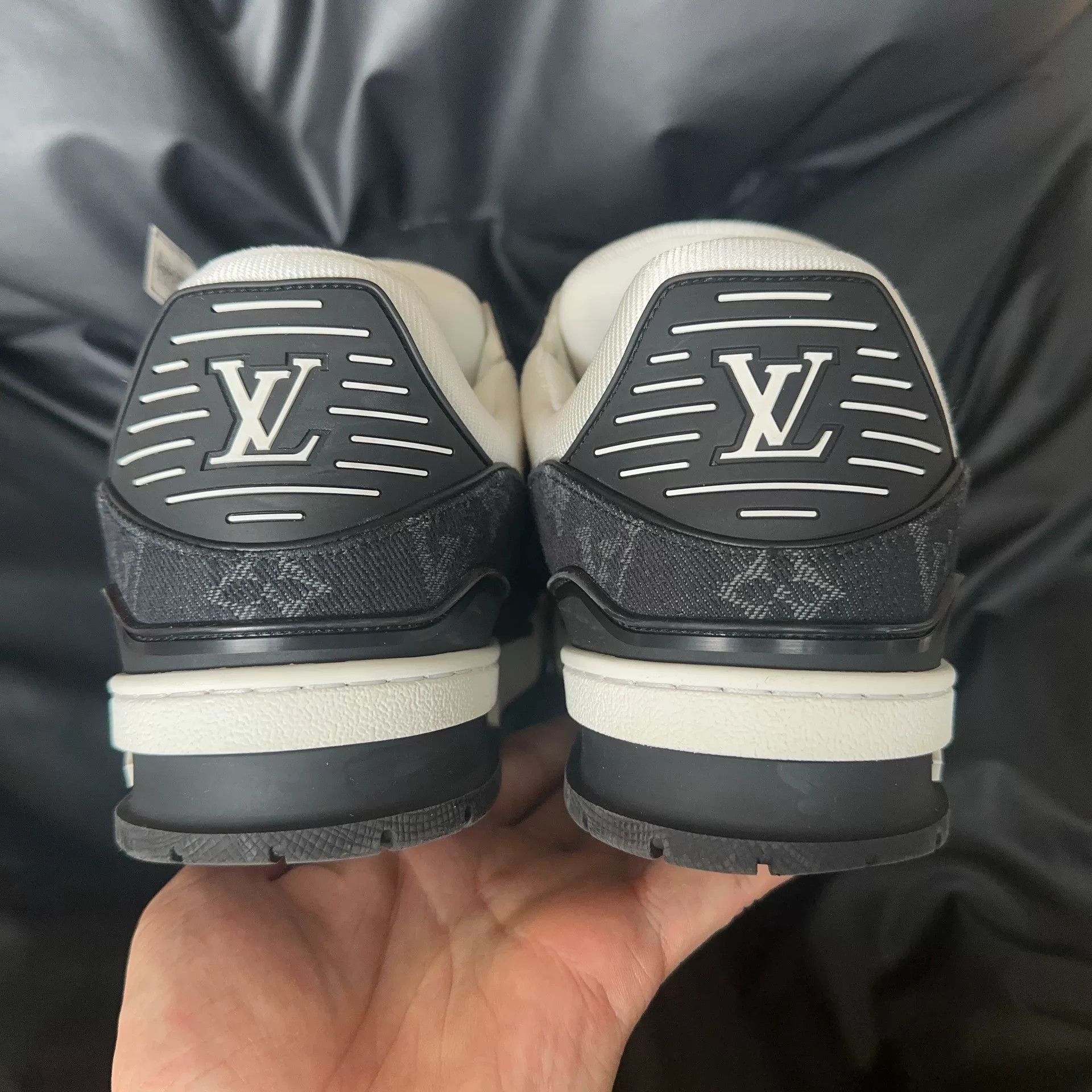 Louis Vuitton Louis Vuitton Training Denim Black Lowtop Sneakers 7.5 Men Size US 7.5 / EU 40-41 - 3 Thumbnail