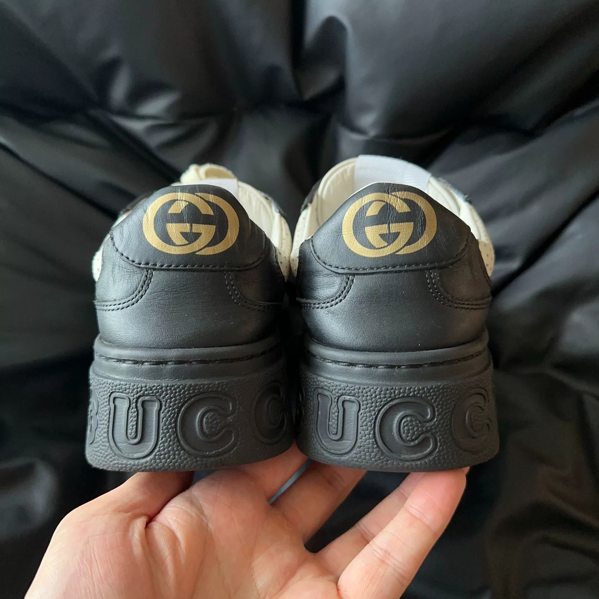 Gucci Gucci Black Lowtop Sneakers 36 Women Size US 6 / IT 36 - 3 Thumbnail