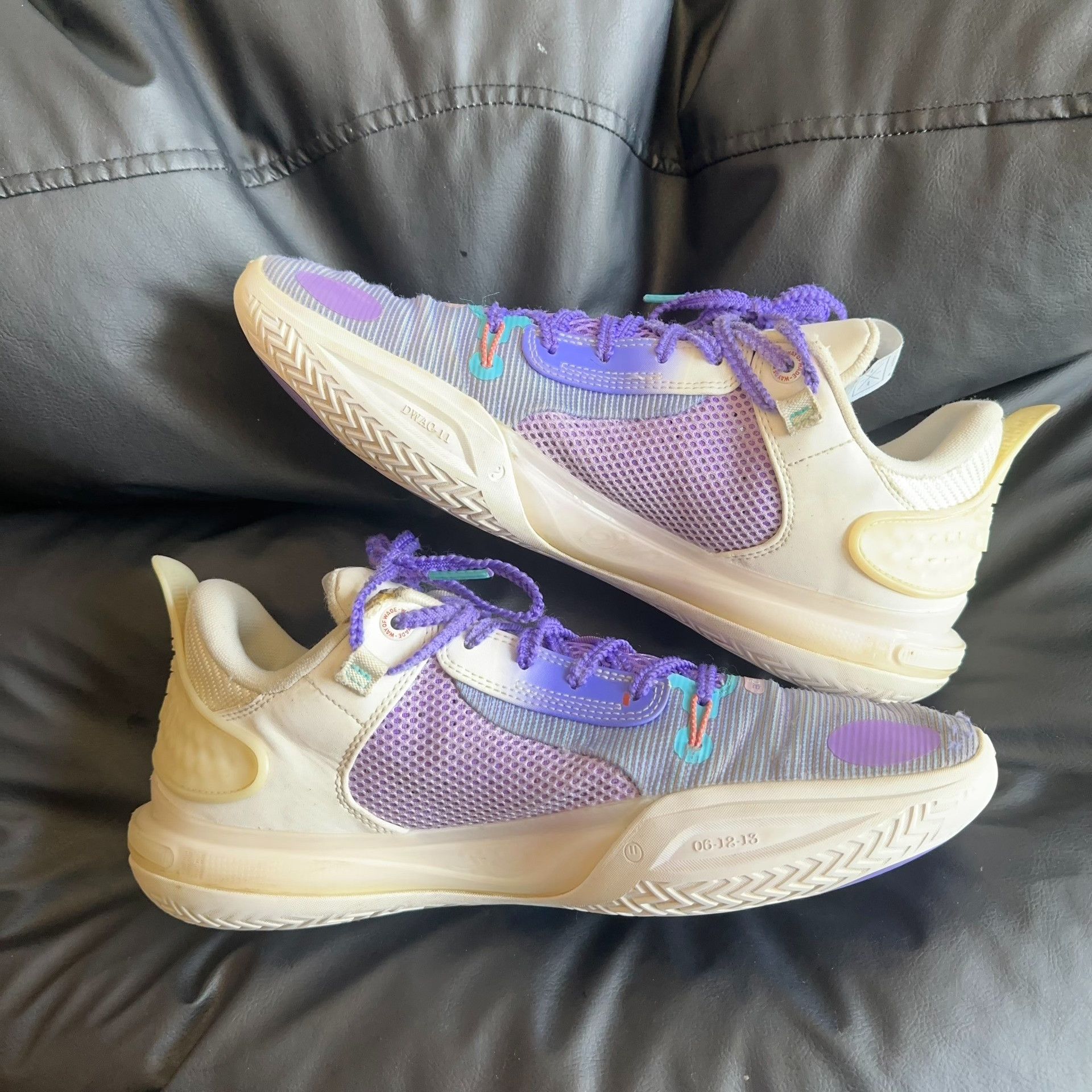 Li-Ning Li-Ning Purple Lowtop Sneakers 44 Men Size US 10.5 / EU 43-44 - 6 Thumbnail