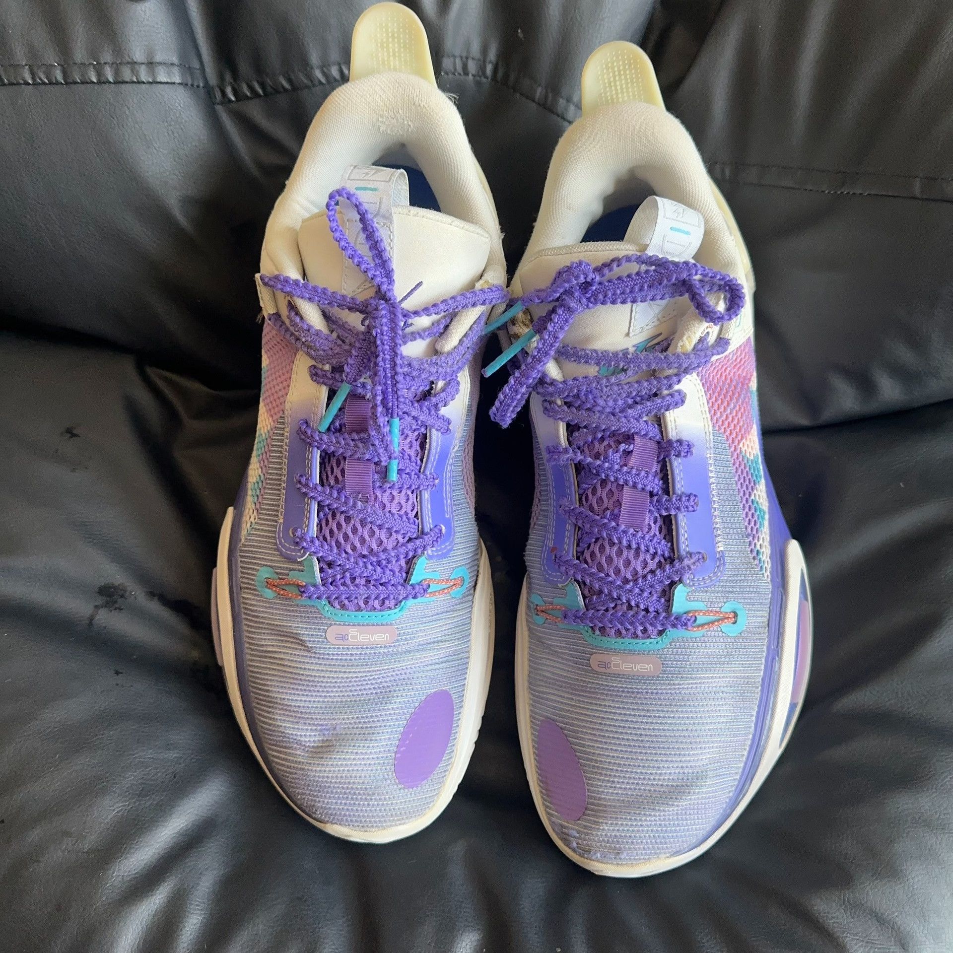 Li-Ning Li-Ning Purple Lowtop Sneakers 44 Men Size US 10.5 / EU 43-44 - 2 Thumbnail