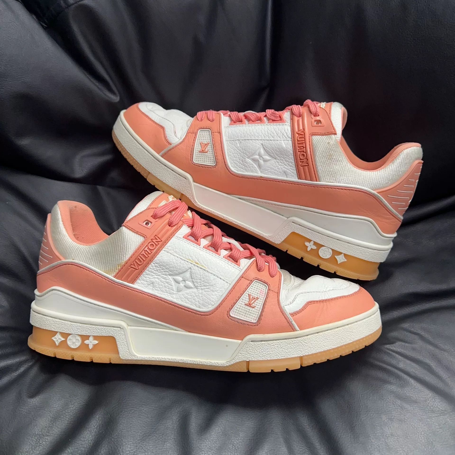 Louis Vuitton Louis Vuitton Training Pink Lowtop Sneakers 41 Men Size US 8.5 / EU 41-42 - 5 Thumbnail