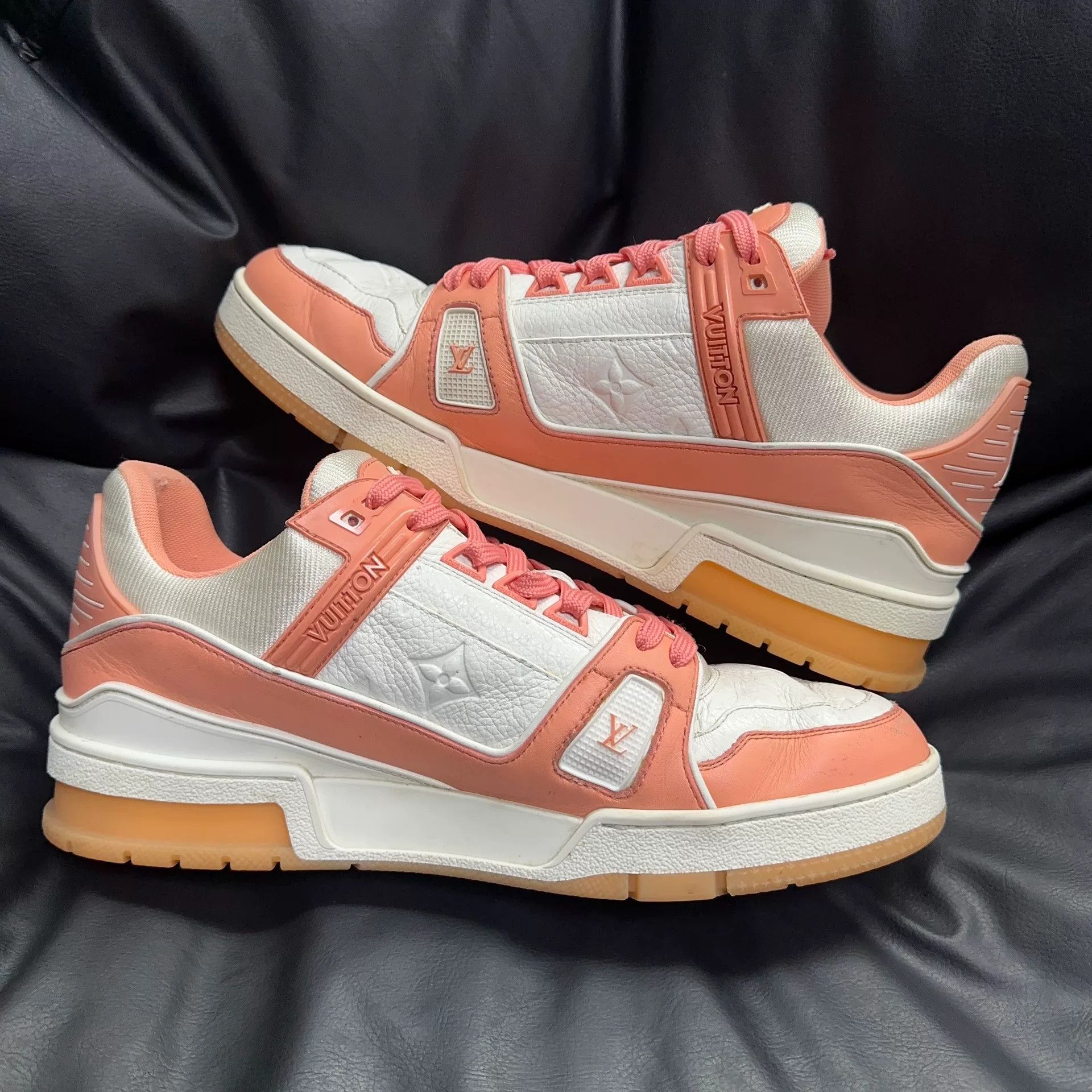 Louis Vuitton Louis Vuitton Training Pink Lowtop Sneakers 41 Men Size US 8.5 / EU 41-42 - 6 Thumbnail