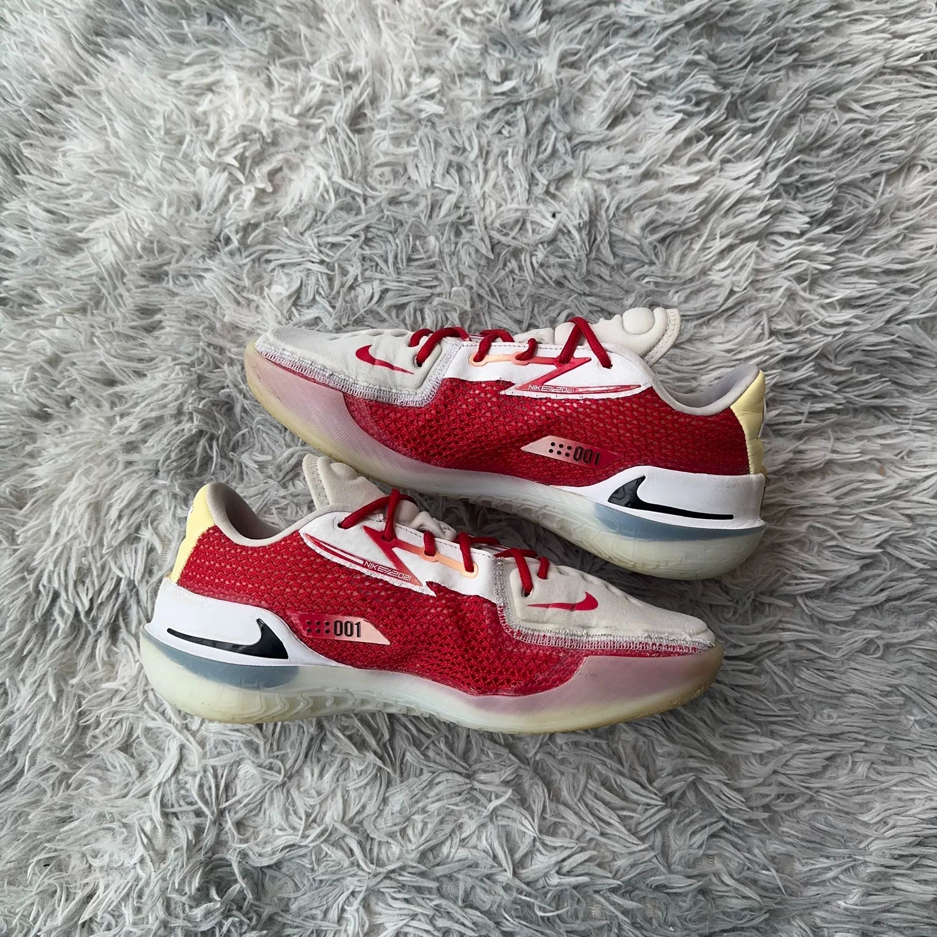 Nike Nike Red Lowtop Sneakers 42 Men Size US 9 / EU 42 - 6 Thumbnail