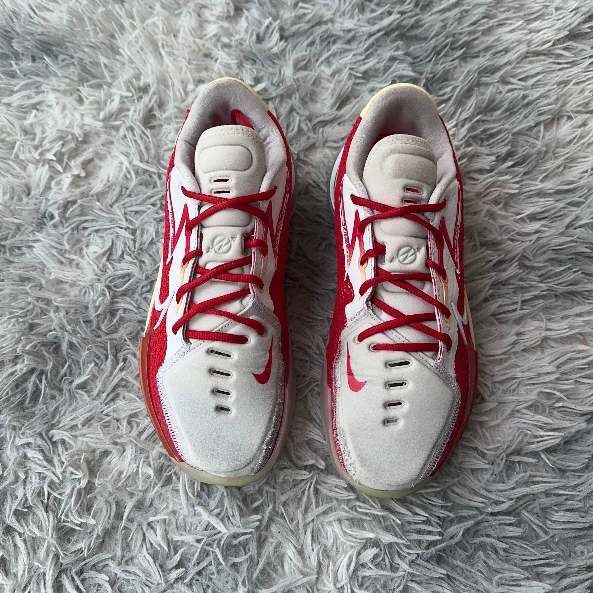 Nike Nike Red Lowtop Sneakers 42 Men Size US 9 / EU 42 - 2 Thumbnail