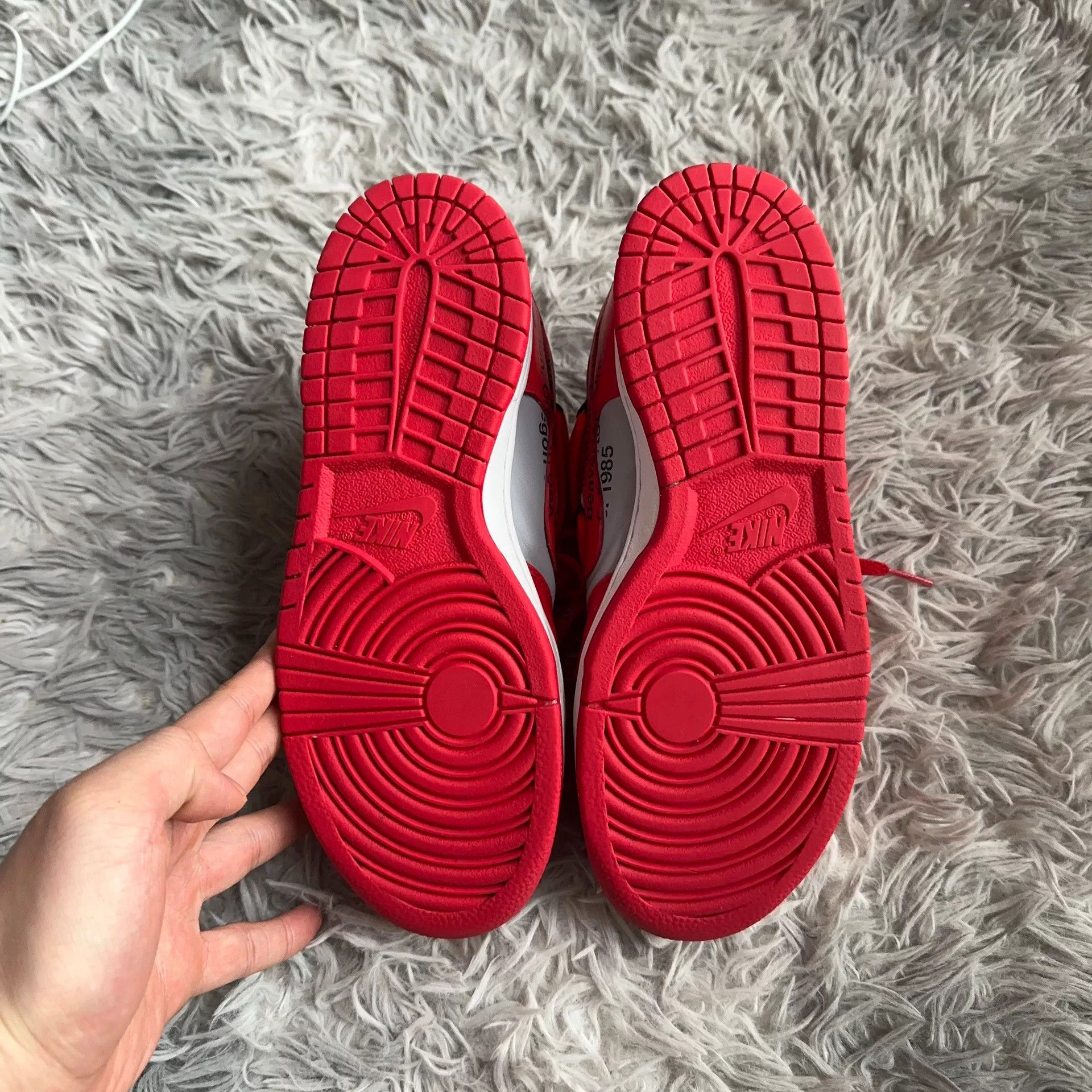 Off-White Off-White Red Lowtop Sneakers 40 Men Size US 7.5 / EU 40-41 - 4 Thumbnail