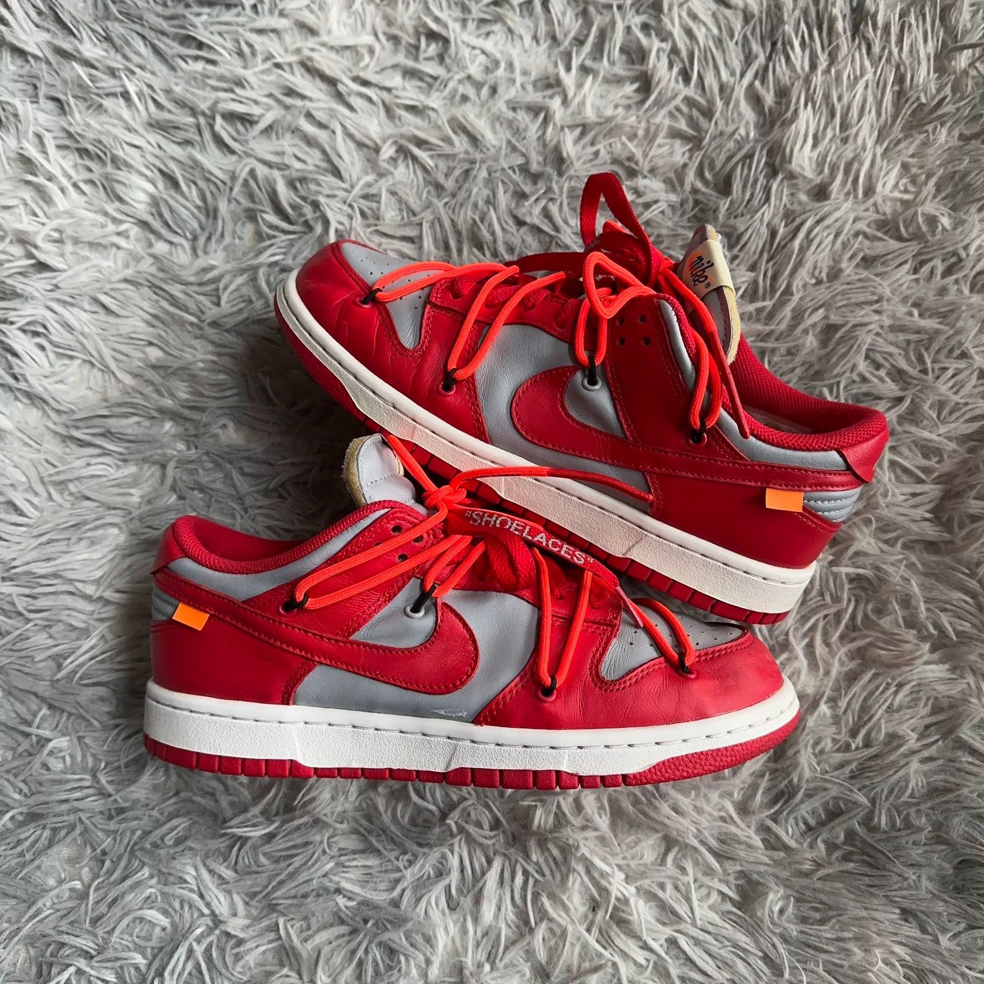 Off-White Off-White Red Lowtop Sneakers 40 Men Size US 7.5 / EU 40-41 - 5 Thumbnail