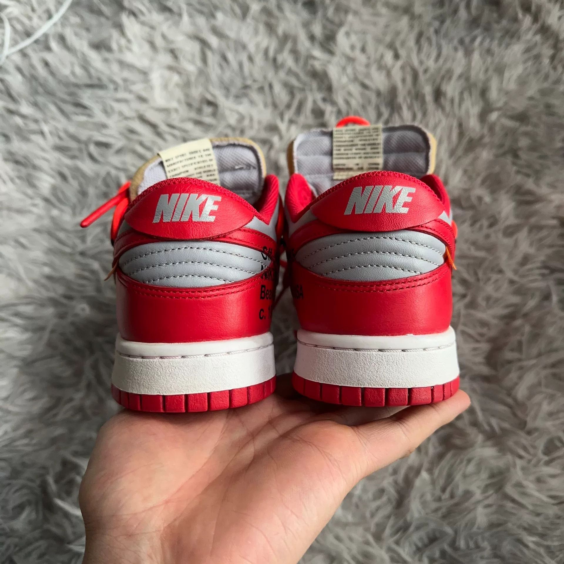 Off-White Off-White Red Lowtop Sneakers 40 Men Size US 7.5 / EU 40-41 - 3 Thumbnail