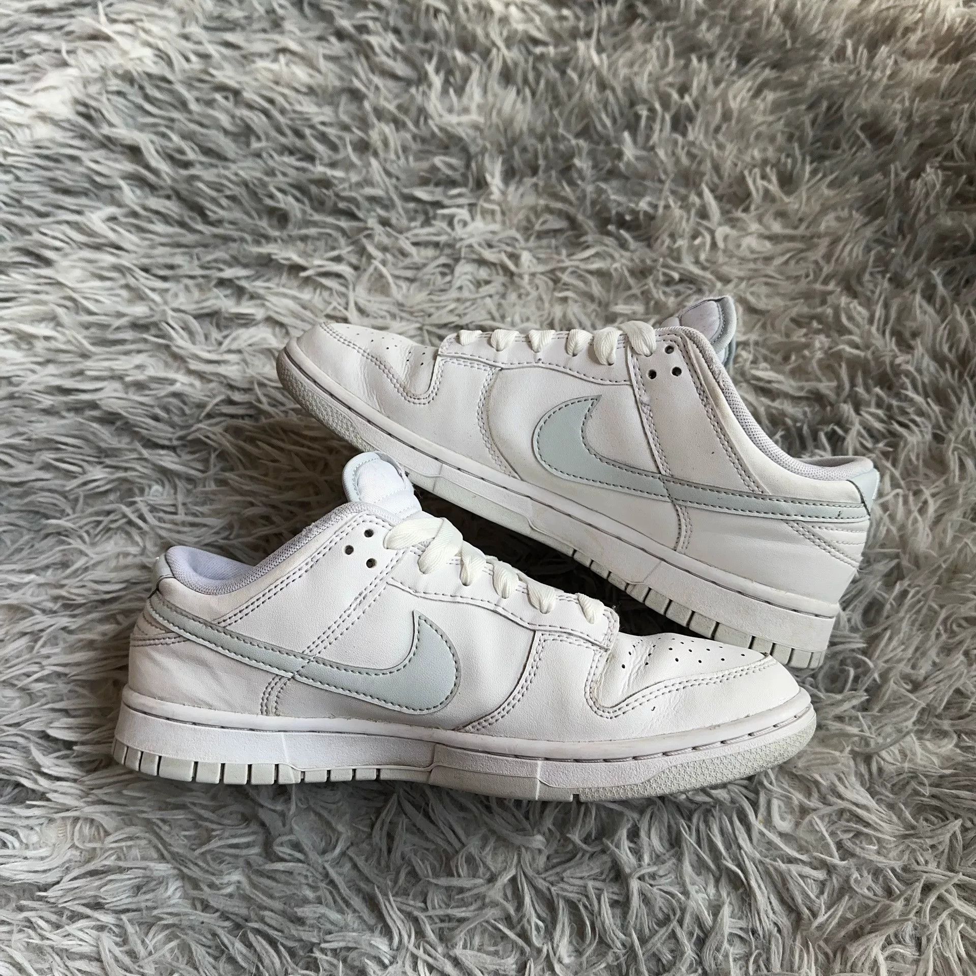 Nike Nike White Lowtop Sneakers 40 Men Size US 7.5 / EU 40-41 - 6 Thumbnail
