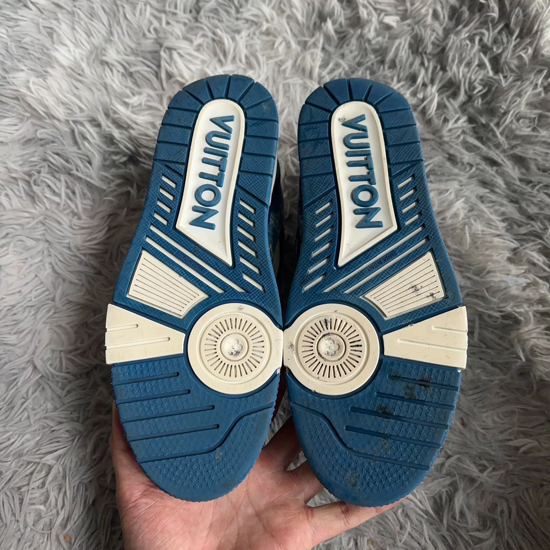 Louis Vuitton Louis Vuitton Training Denim Blue Lowtop Sneakers 7.5 Men Size US 7.5 / EU 40-41 - 4 Thumbnail