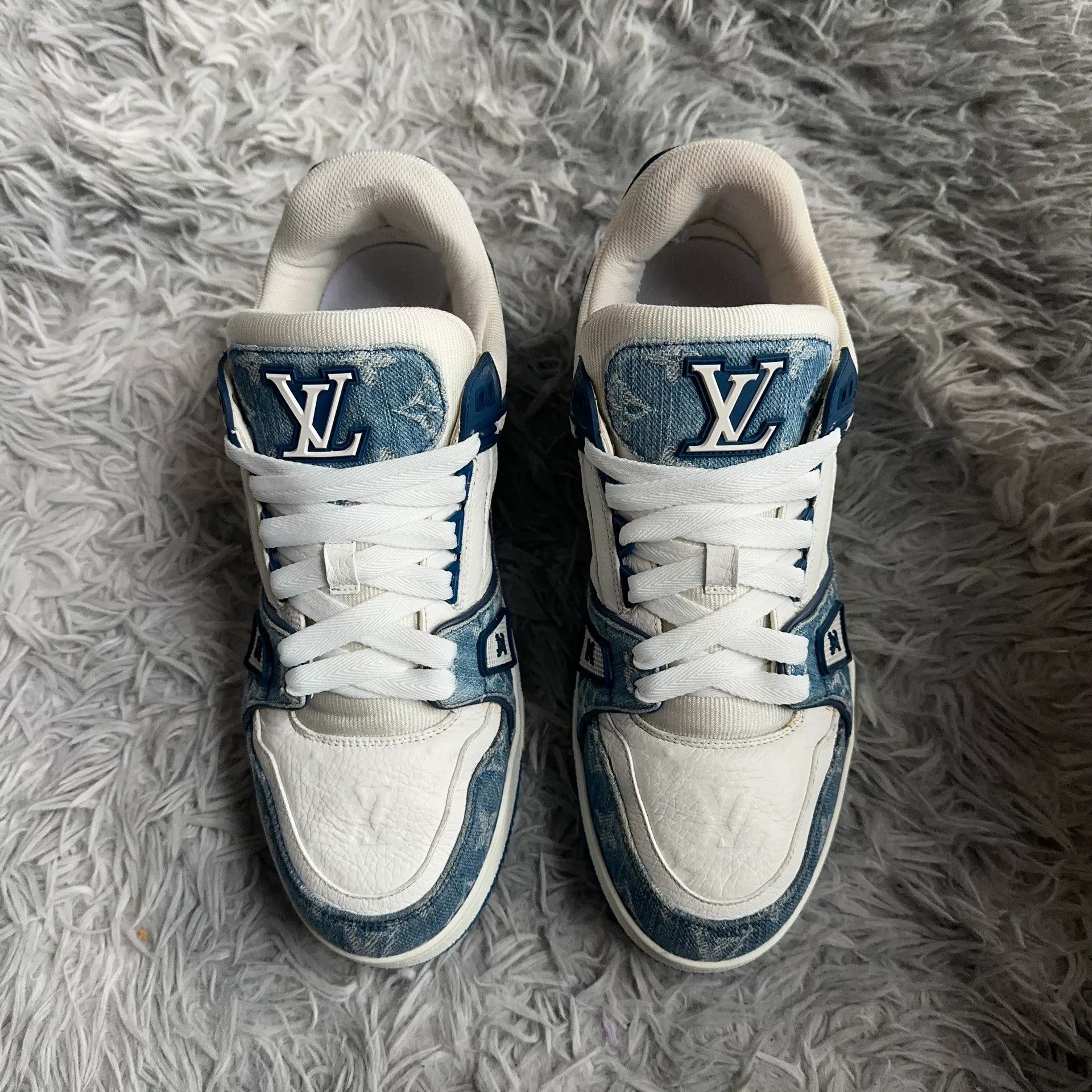 Louis Vuitton Louis Vuitton Training Denim Blue Lowtop Sneakers 7.5 Men Size US 7.5 / EU 40-41 - 2 Thumbnail