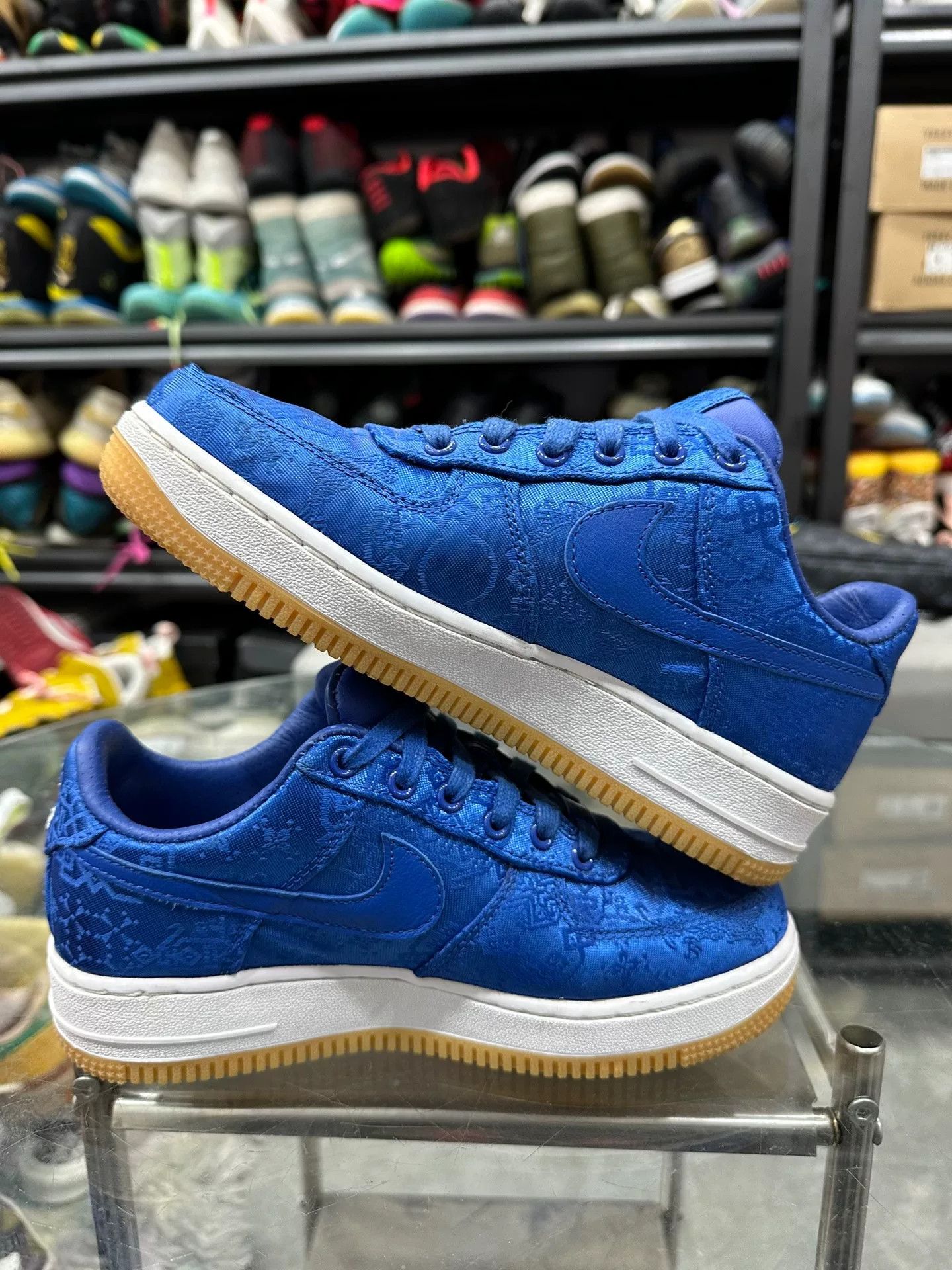 Nike Nike Silk Blue Lowtop Sneakers 36 Men Size US 5 / EU 37 - 5 Thumbnail