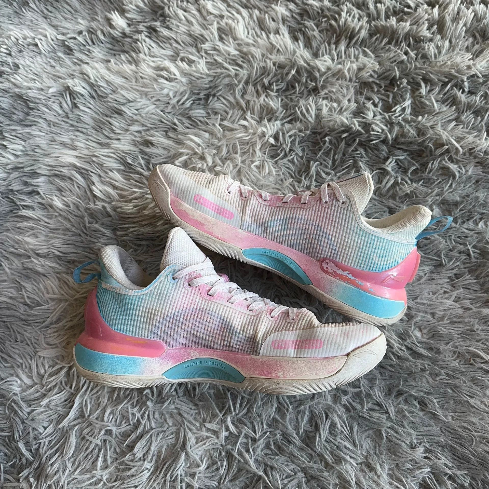 Li-Ning Li-Ning Basketball Pink Lowtop Sneakers 43.5 Men Size US 10.5 / EU 43-44 - 6 Thumbnail