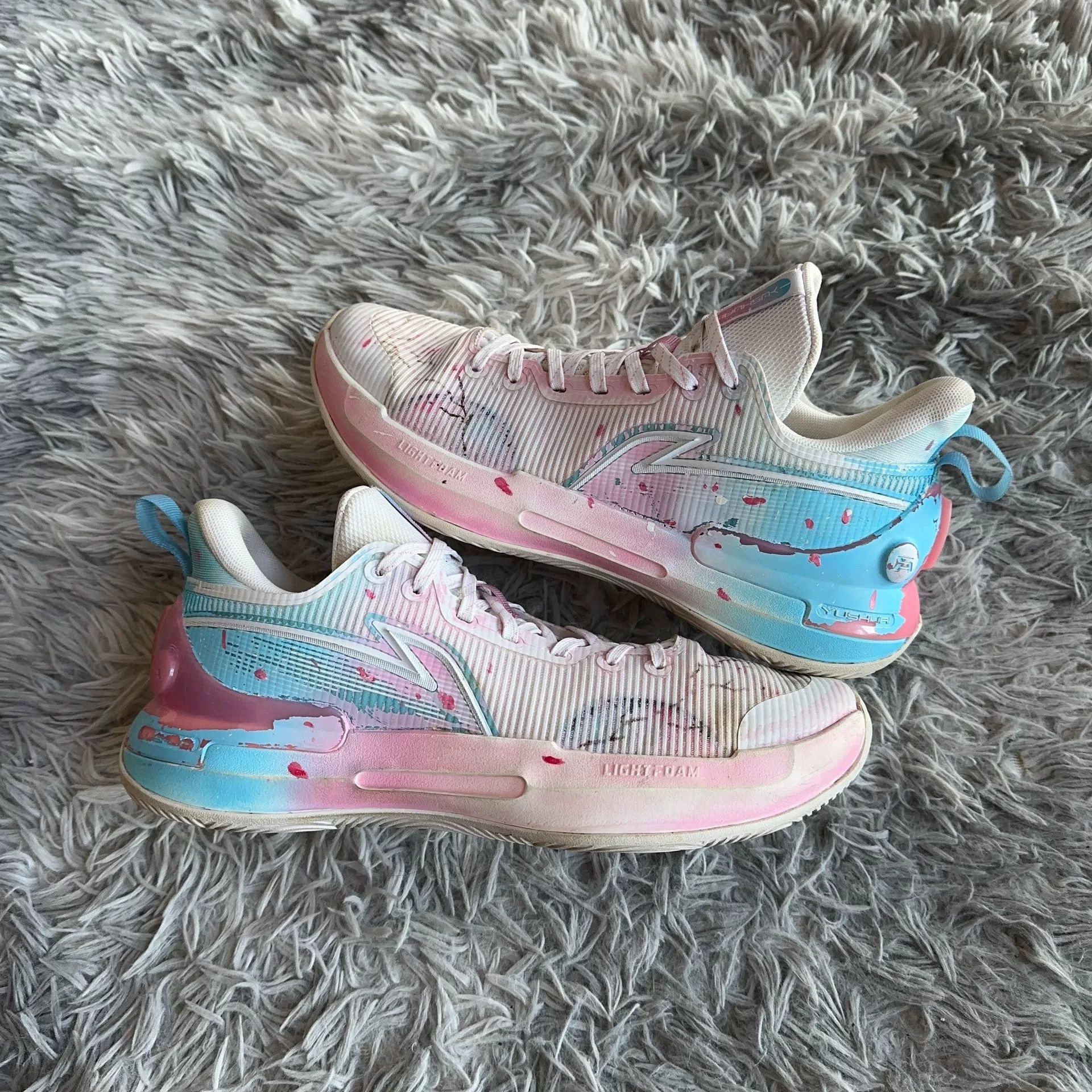 Li-Ning Li-Ning Basketball Pink Lowtop Sneakers 43.5 Men Size US 10.5 / EU 43-44 - 5 Thumbnail