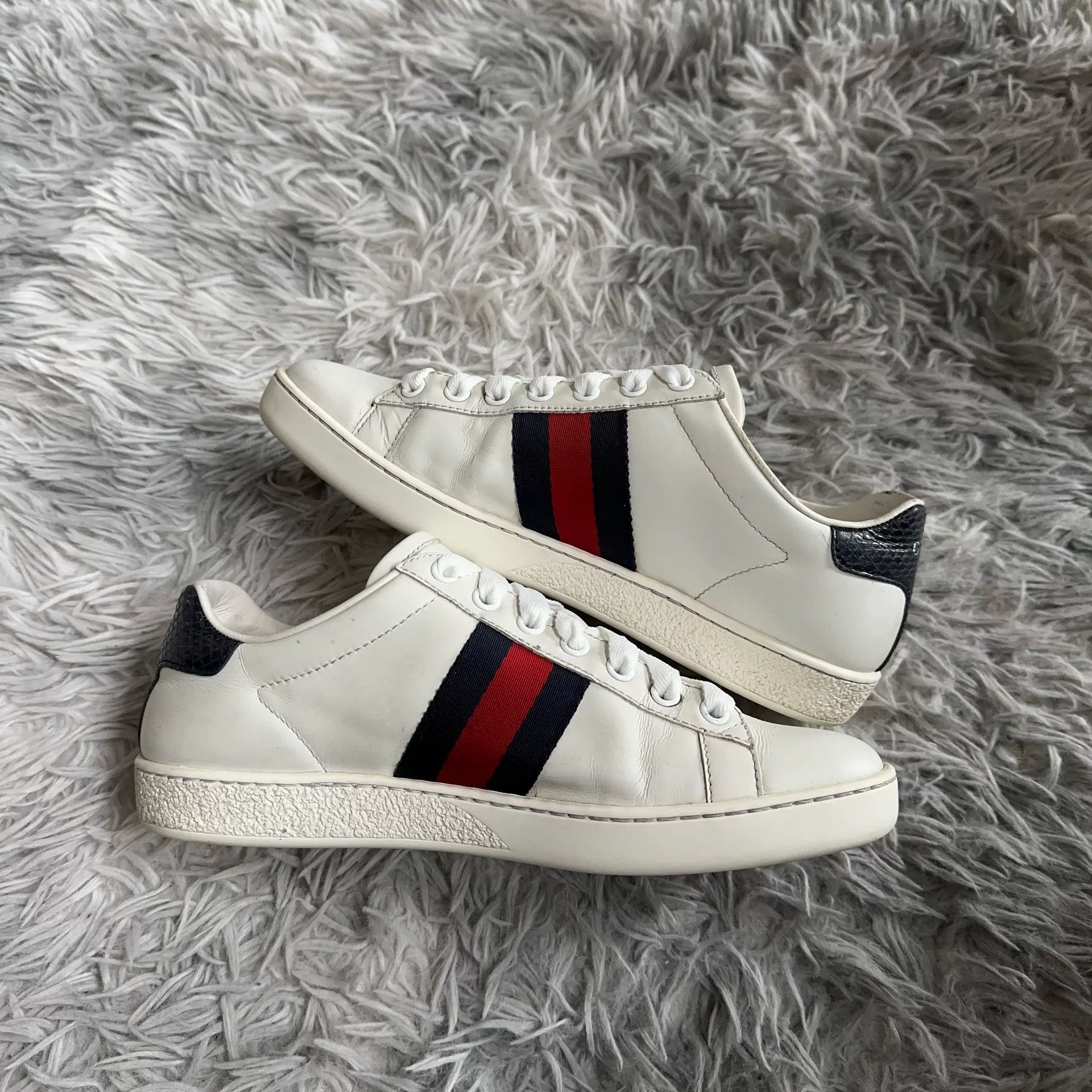 Gucci Gucci Casual Striped Lowtop Sneakers 36 Women Size US 6 / IT 36 - 5 Thumbnail