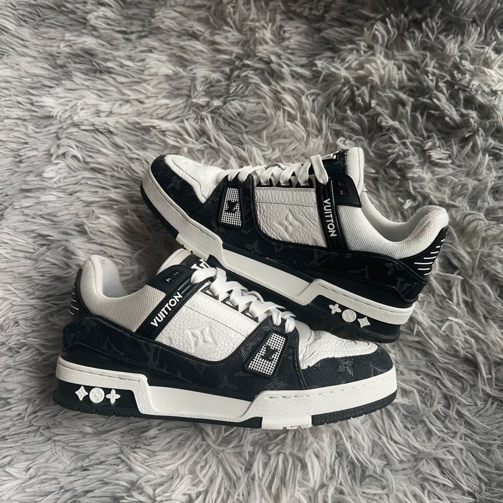 Louis Vuitton Louis Vuitton Training Denim Black Lowtop Sneakers 39 Women Size US 8.5 / IT 38.5 - 5 Thumbnail