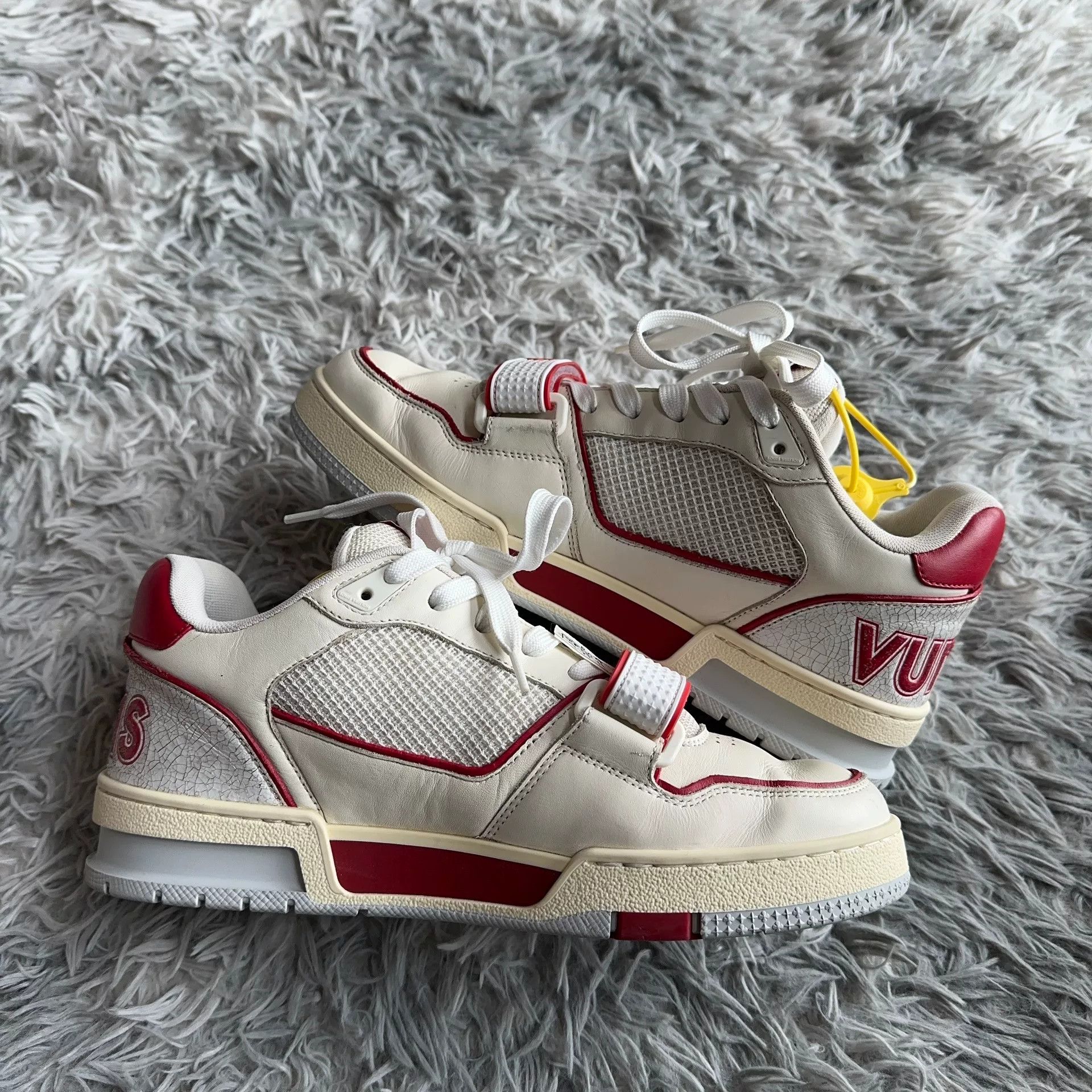 Louis Vuitton Louis Vuitton Training Red Lowtop Sneakers 39 Men Size US 6.5 / EU 39-40 - 6 Thumbnail