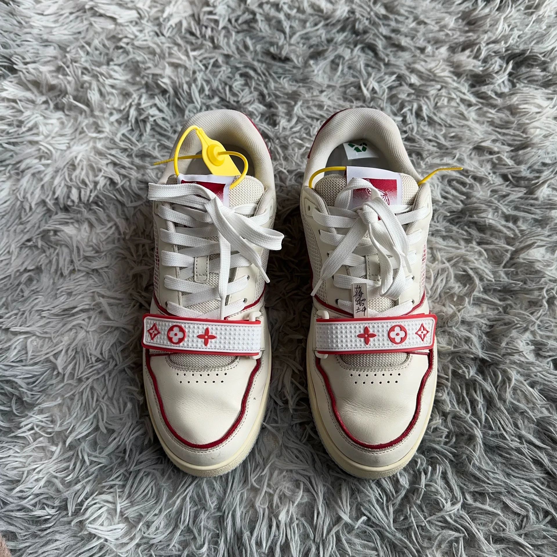 Louis Vuitton Louis Vuitton Training Red Lowtop Sneakers 39 Men Size US 6.5 / EU 39-40 - 2 Thumbnail
