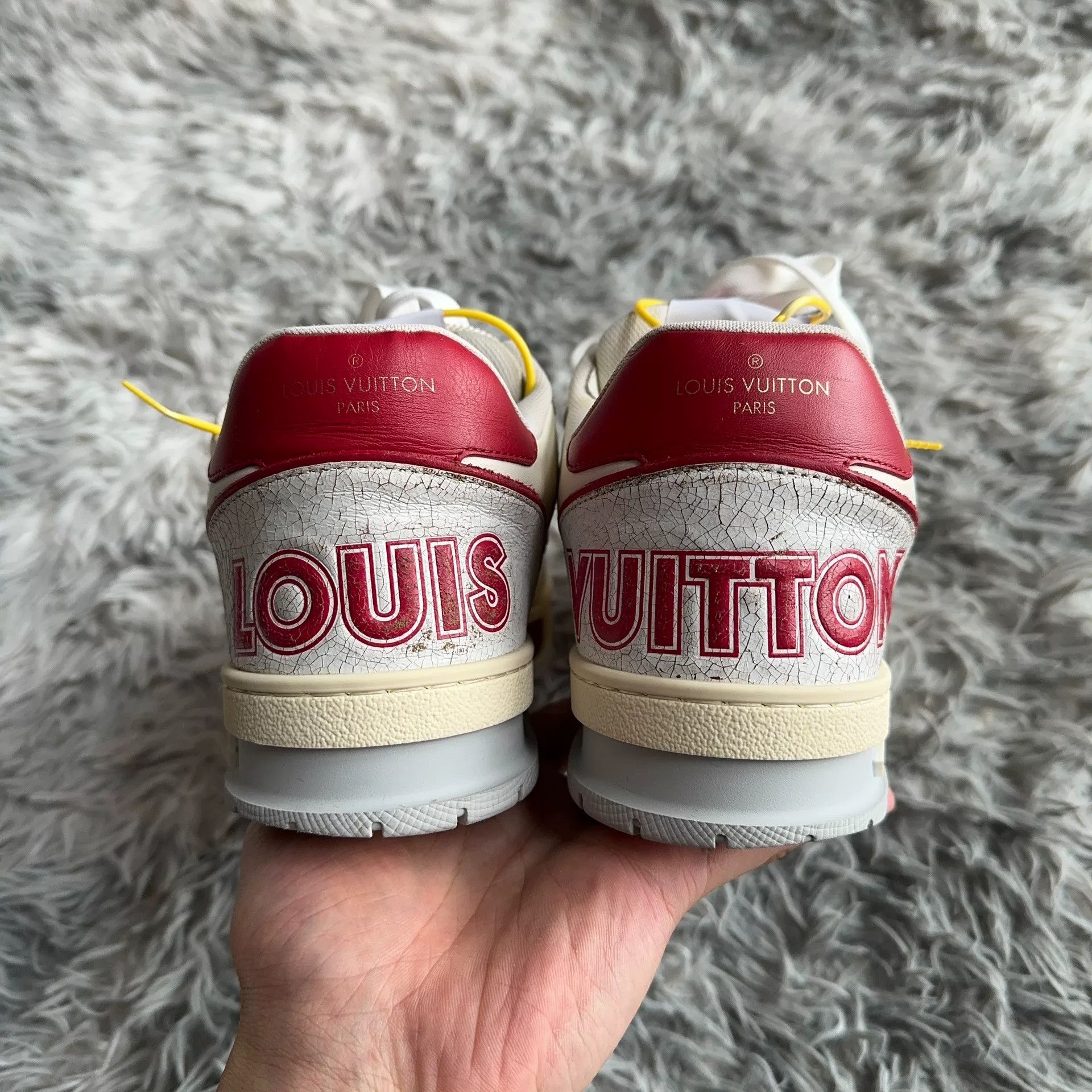 Louis Vuitton Louis Vuitton Training Red Lowtop Sneakers 39 Men Size US 6.5 / EU 39-40 - 3 Thumbnail