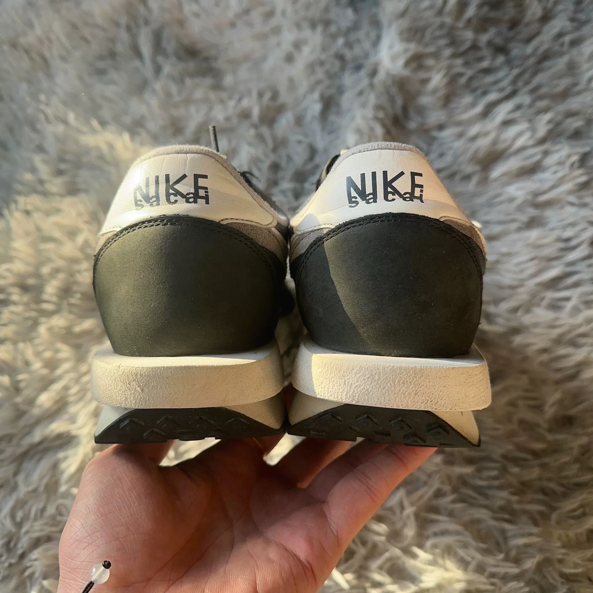 Sacai Sacai Gray Lowtop Sneakers 44 Men Size US 10.5 / EU 43-44 - 3 Thumbnail