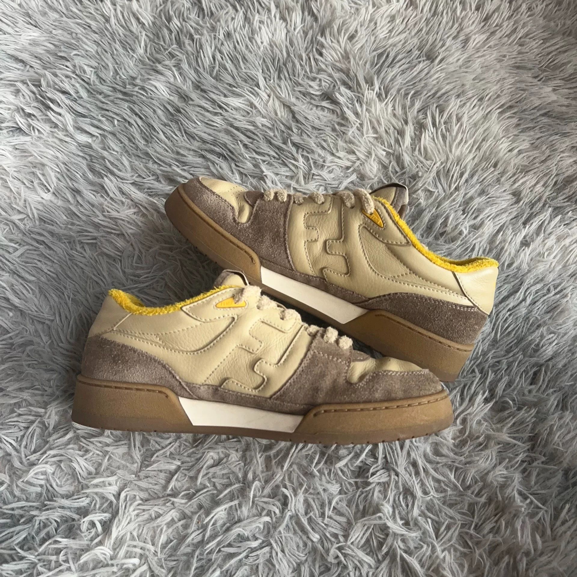 Fendi Fendi Beige Lowtop Sneakers 40 Men Size US 7.5 / EU 40-41 - 6 Thumbnail