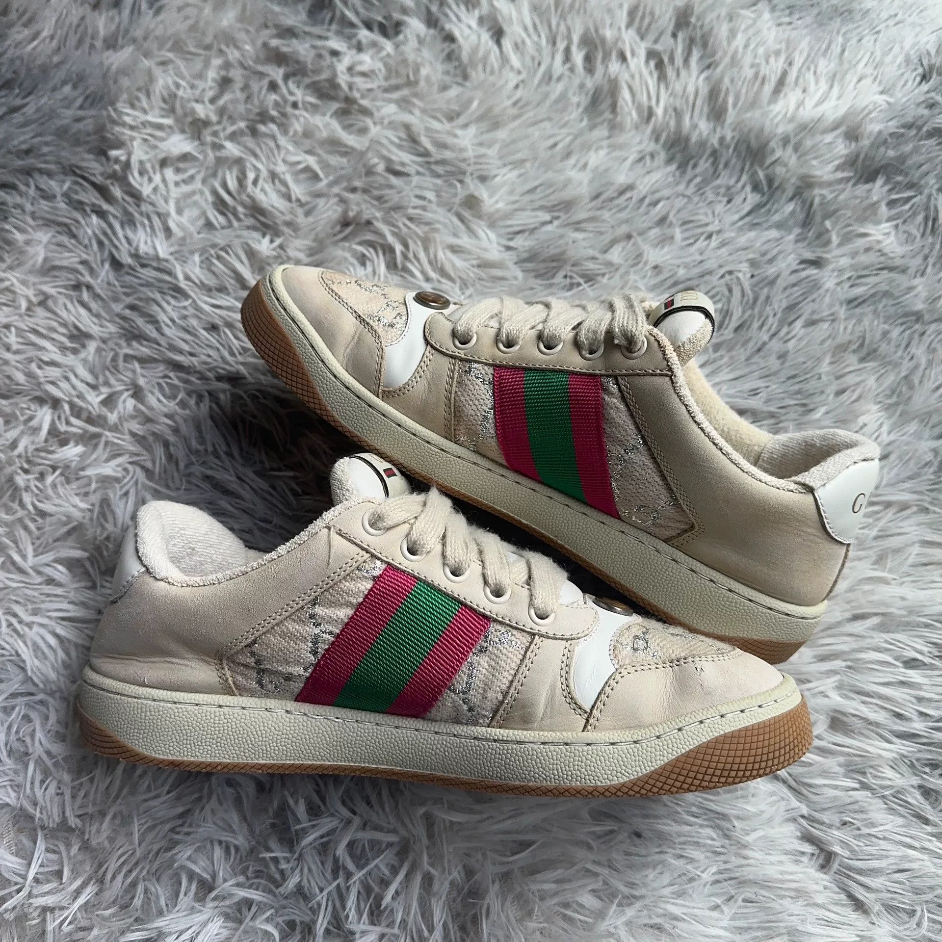 Gucci Gucci Lowtop Sneakers 37 Women Size US 6.5 / IT 36.5 - 6 Thumbnail