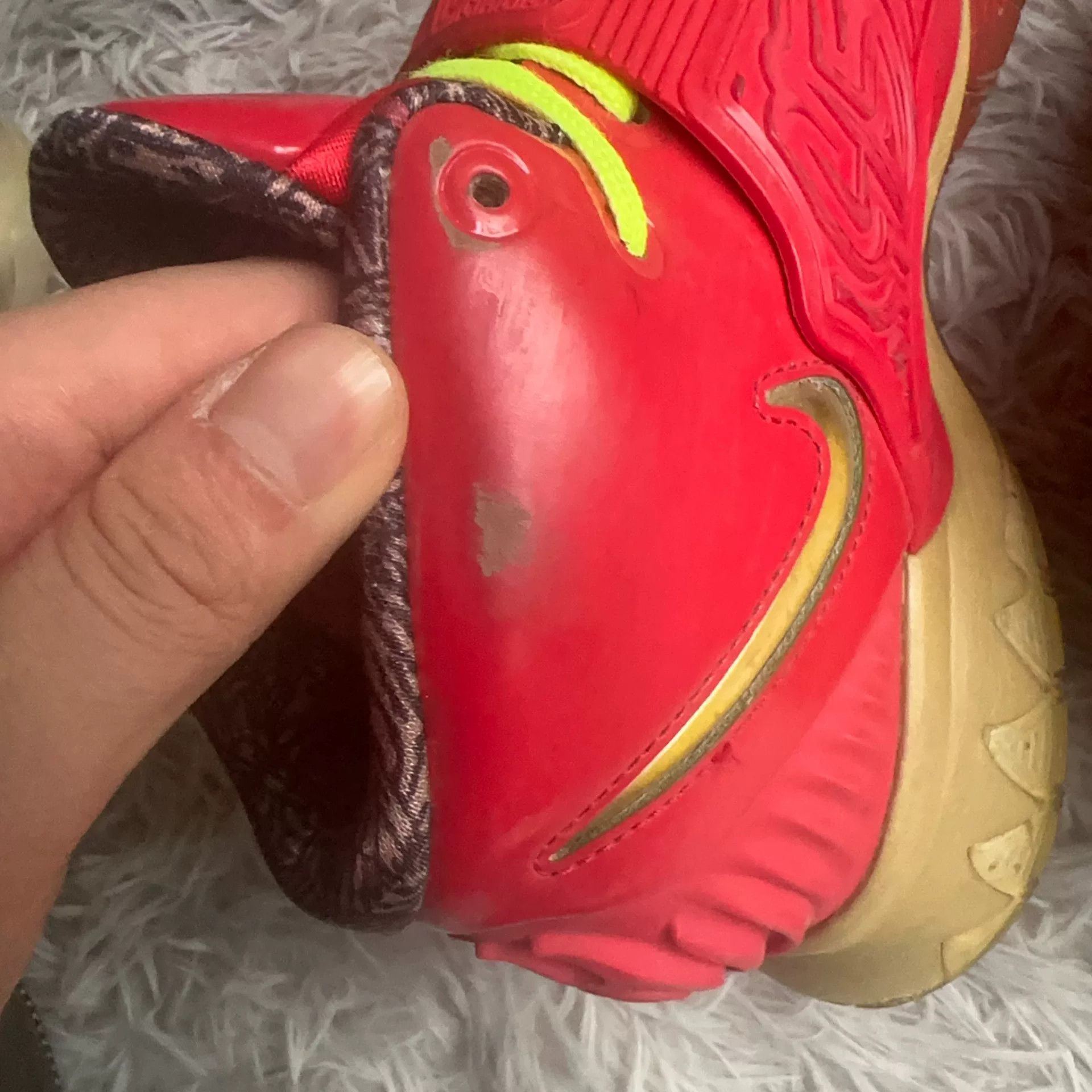 Nike Nike Red Lowtop Sneakers 41 Men Size US 8.5 / EU 41-42 - 6 Thumbnail