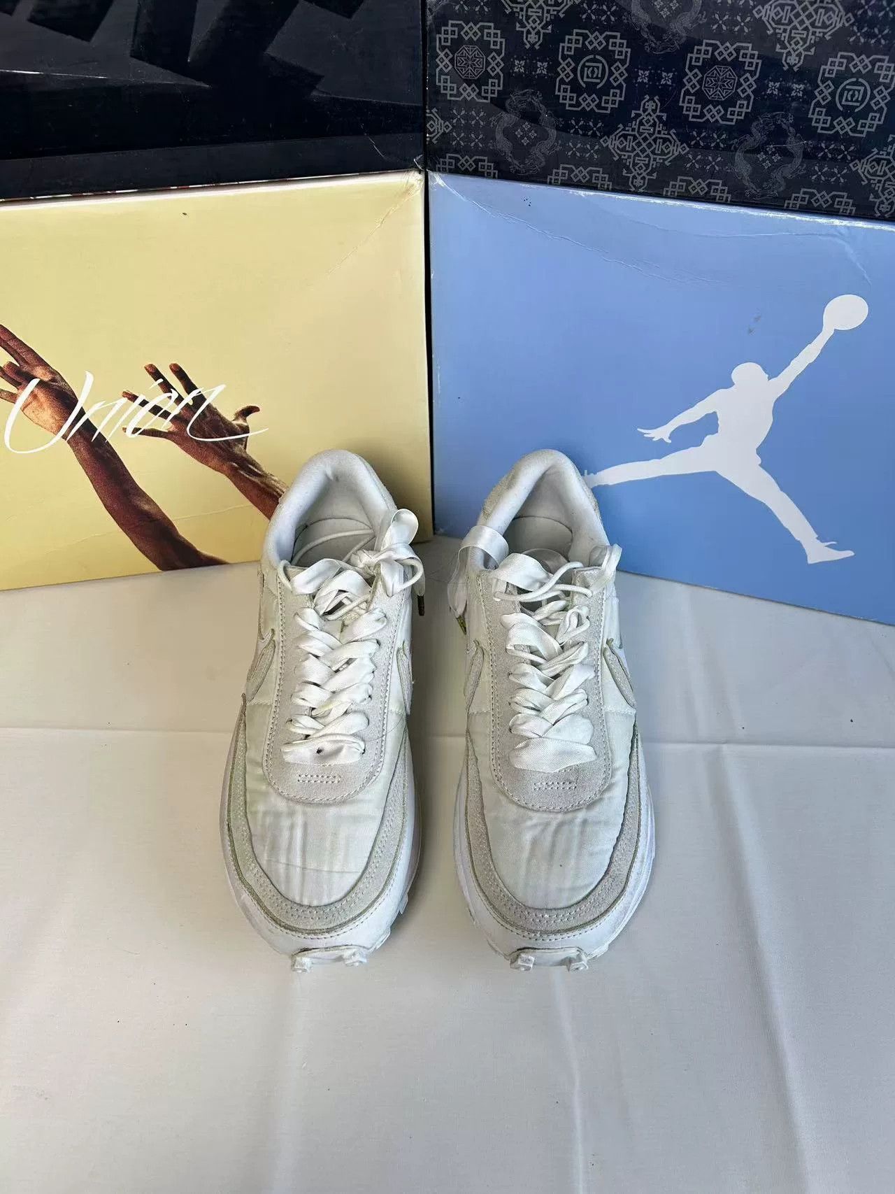 Nike Nike SACAI White Lowtop Sneakers 42 Men Size US 9 / EU 42 - 2 Thumbnail