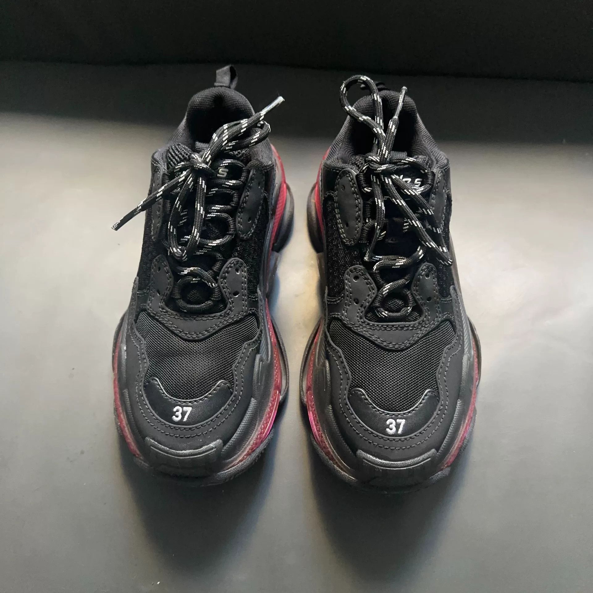 Balenciaga Balenciaga Purple Lowtop Sneakers 37 Women Size US 6.5 / IT 36.5 - 2 Thumbnail
