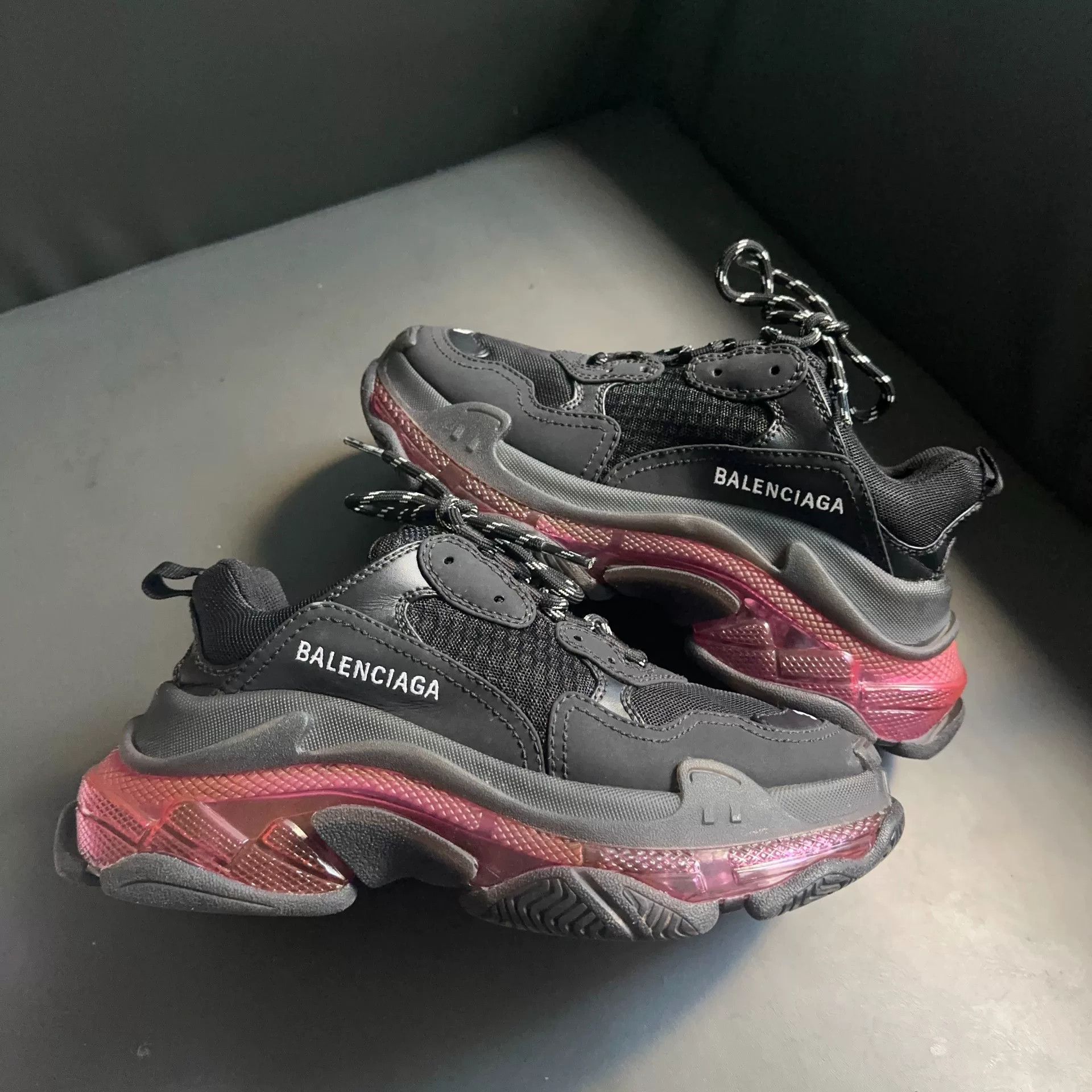 Balenciaga Balenciaga Purple Lowtop Sneakers 37 Women Size US 6.5 / IT 36.5 - 5 Thumbnail