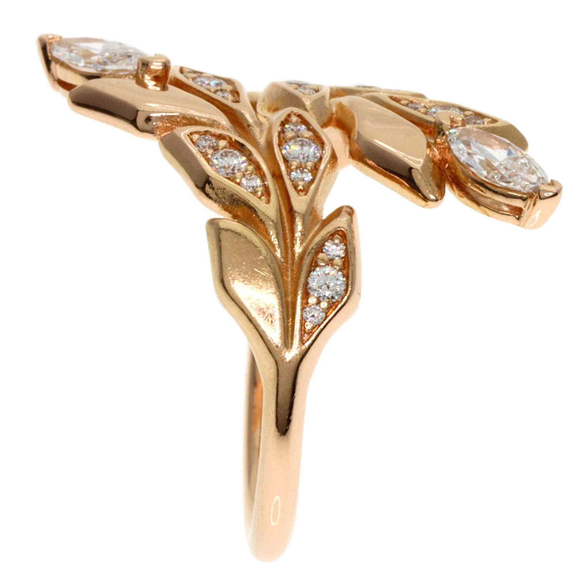 Tiffany & Co. Tiffany & Co. Victoria Vine Bypass Diamond Ring, 18K Pink Gold, Women's. Size ONE SIZE - 3 Thumbnail