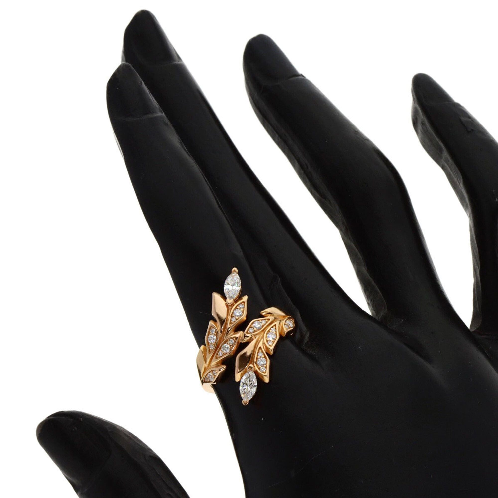 Tiffany & Co. Tiffany & Co. Victoria Vine Bypass Diamond Ring, 18K Pink Gold, Women's. Size ONE SIZE - 7 Thumbnail
