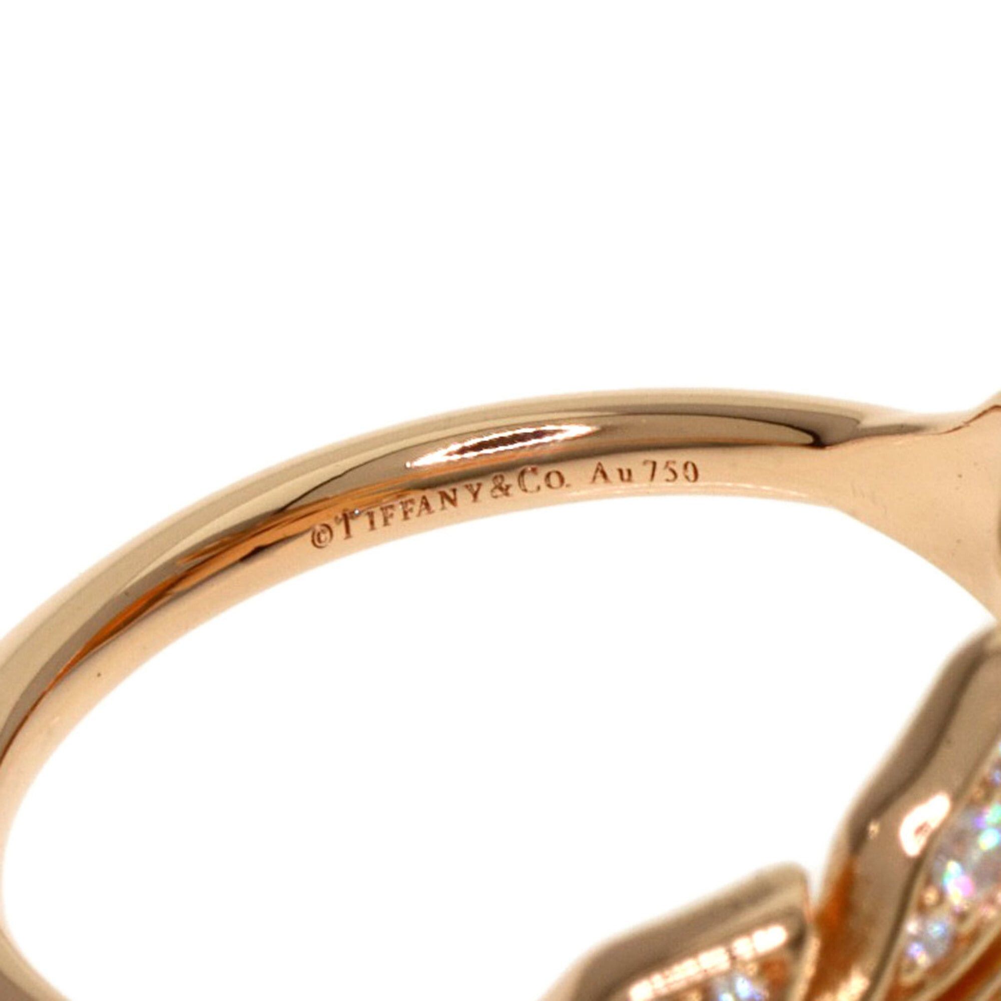Tiffany & Co. Tiffany & Co. Victoria Vine Bypass Diamond Ring, 18K Pink Gold, Women's. Size ONE SIZE - 5 Thumbnail