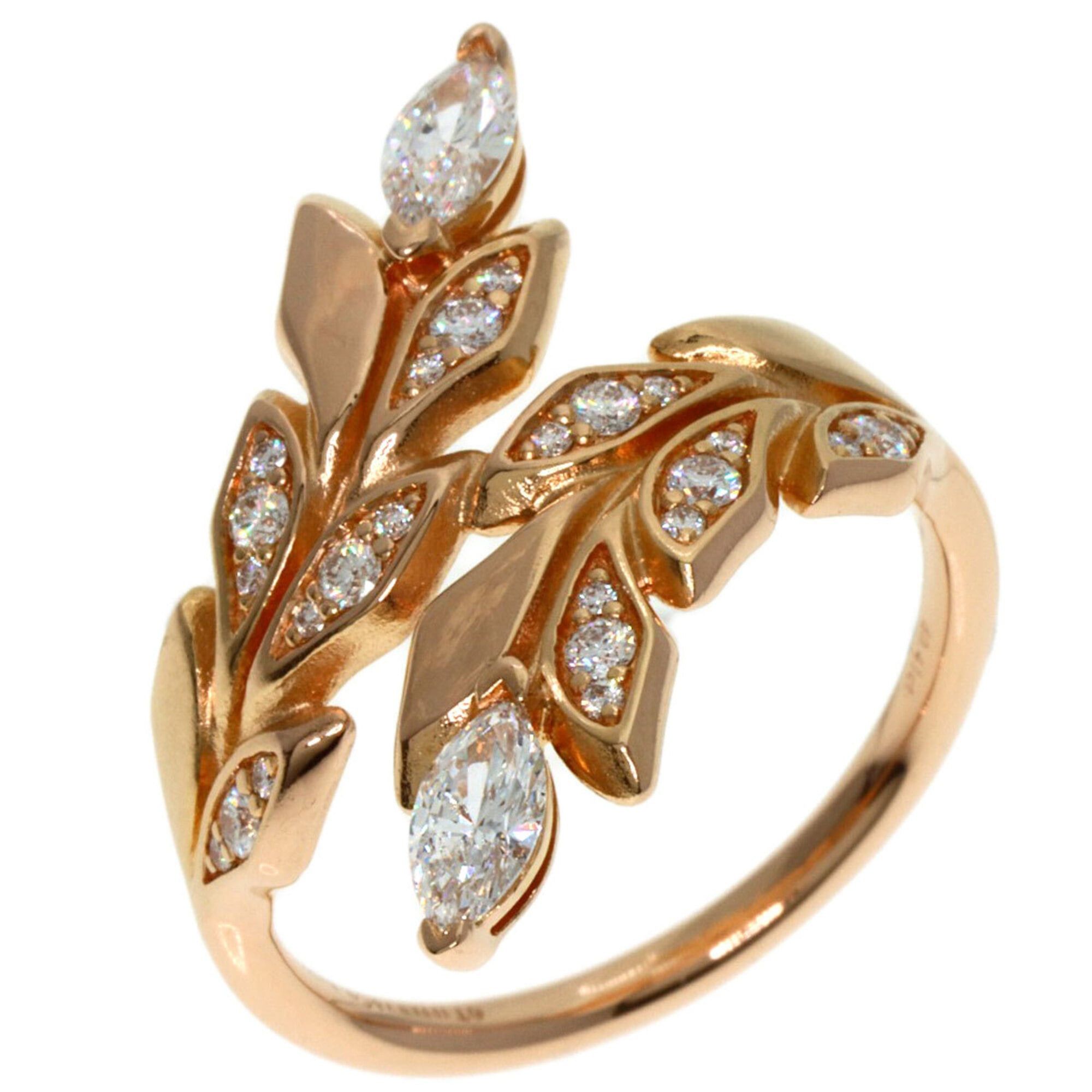 Tiffany & Co. Tiffany & Co. Victoria Vine Bypass Diamond Ring, 18K Pink Gold, Women's. Size ONE SIZE - 2 Thumbnail