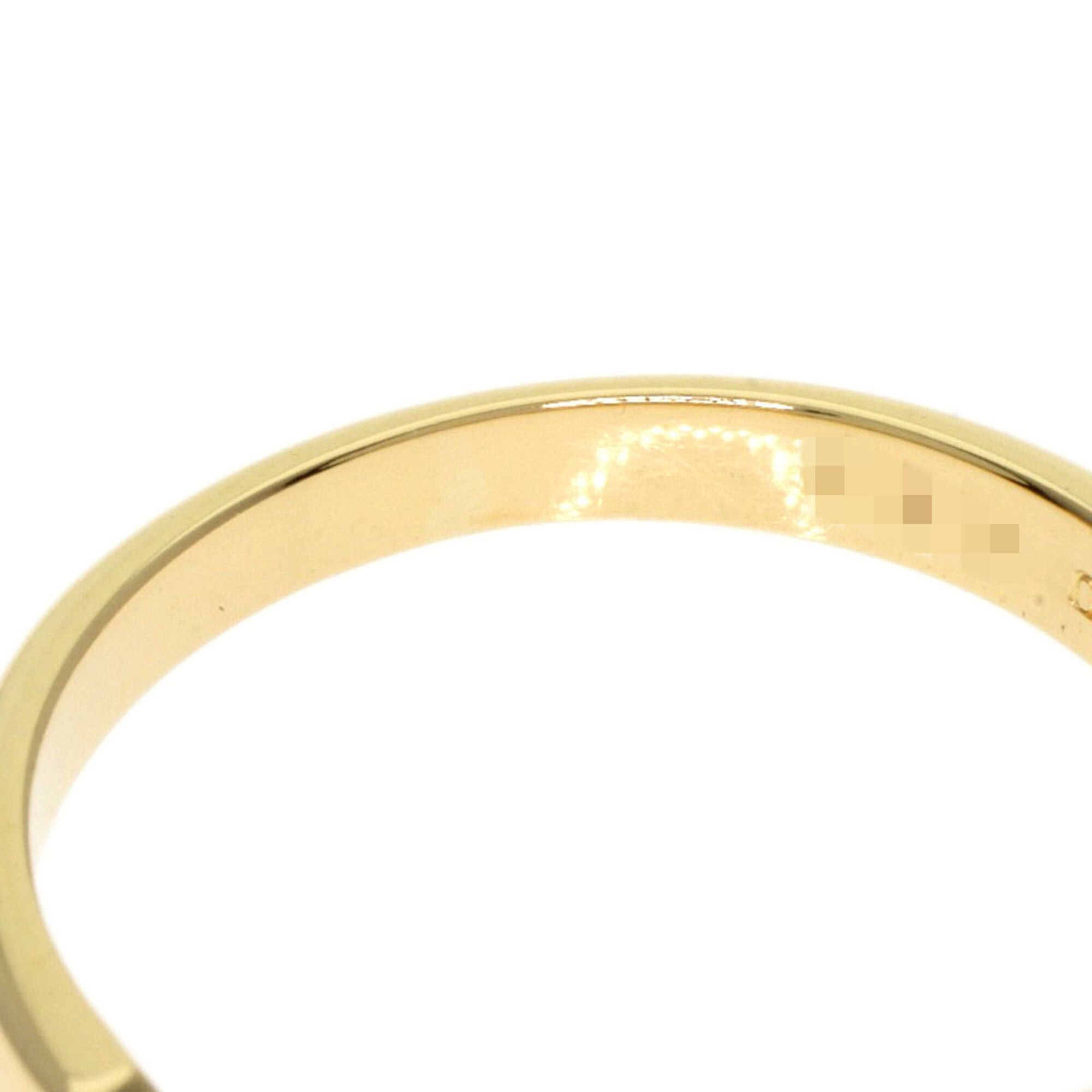 Dior Christian Dior Dior Diamond Heart Motif Ring, 18K Yellow Gold, Women's Size ONE SIZE - 8 Thumbnail
