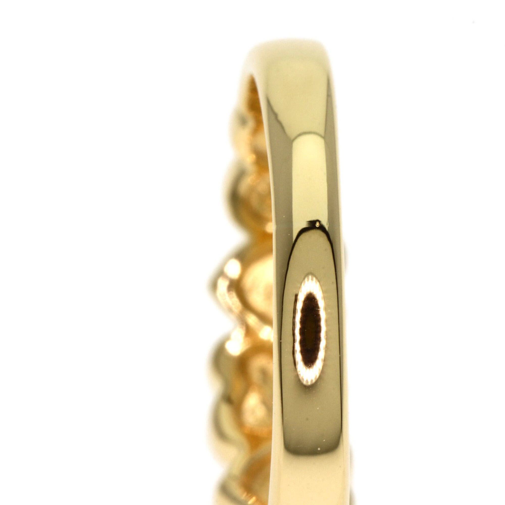 Dior Christian Dior Dior Diamond Heart Motif Ring, 18K Yellow Gold, Women's Size ONE SIZE - 7 Thumbnail
