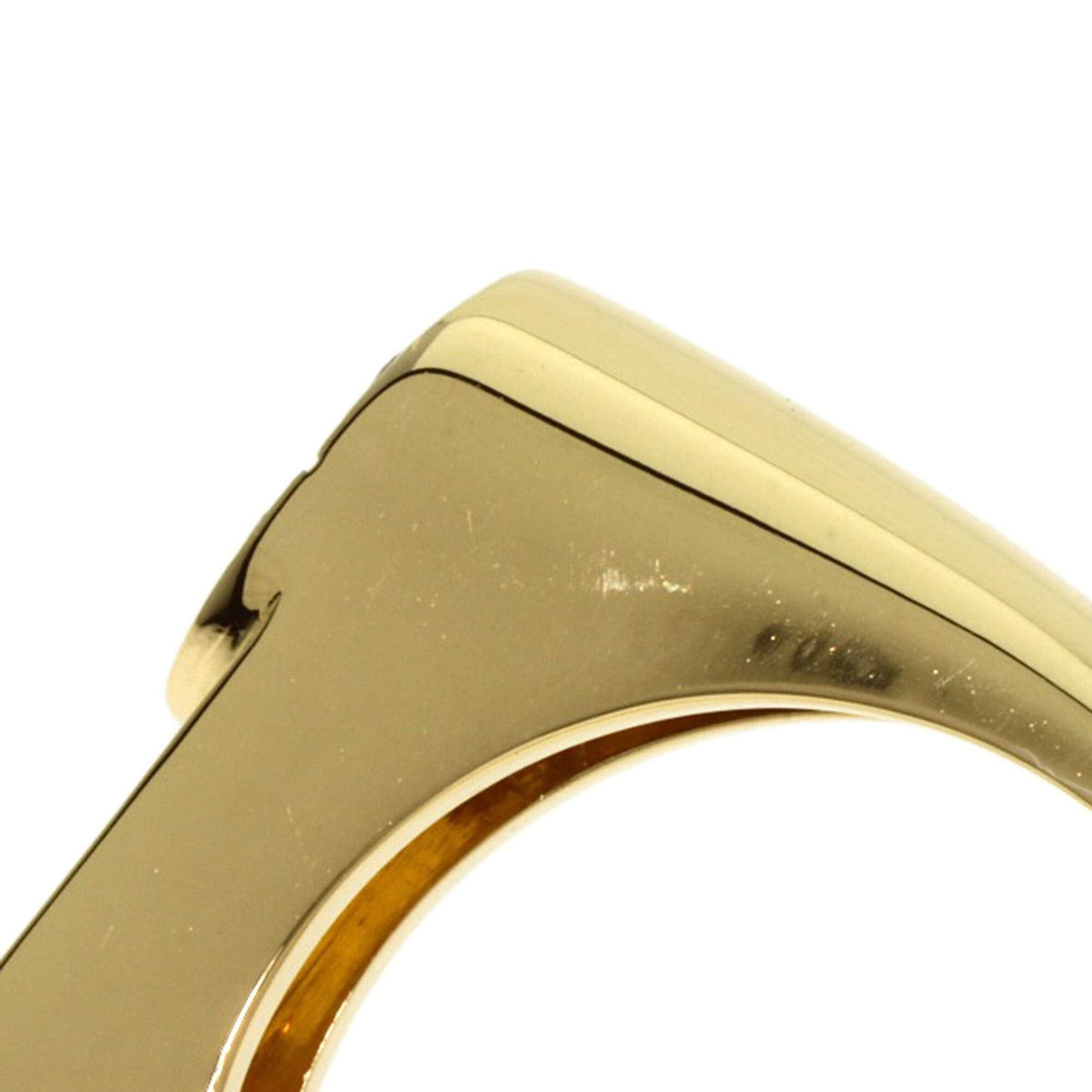 Dior Christian Dior Dior CD Logo Diamond Ring, 18K Yellow Gold, Women's Size ONE SIZE - 9 Thumbnail