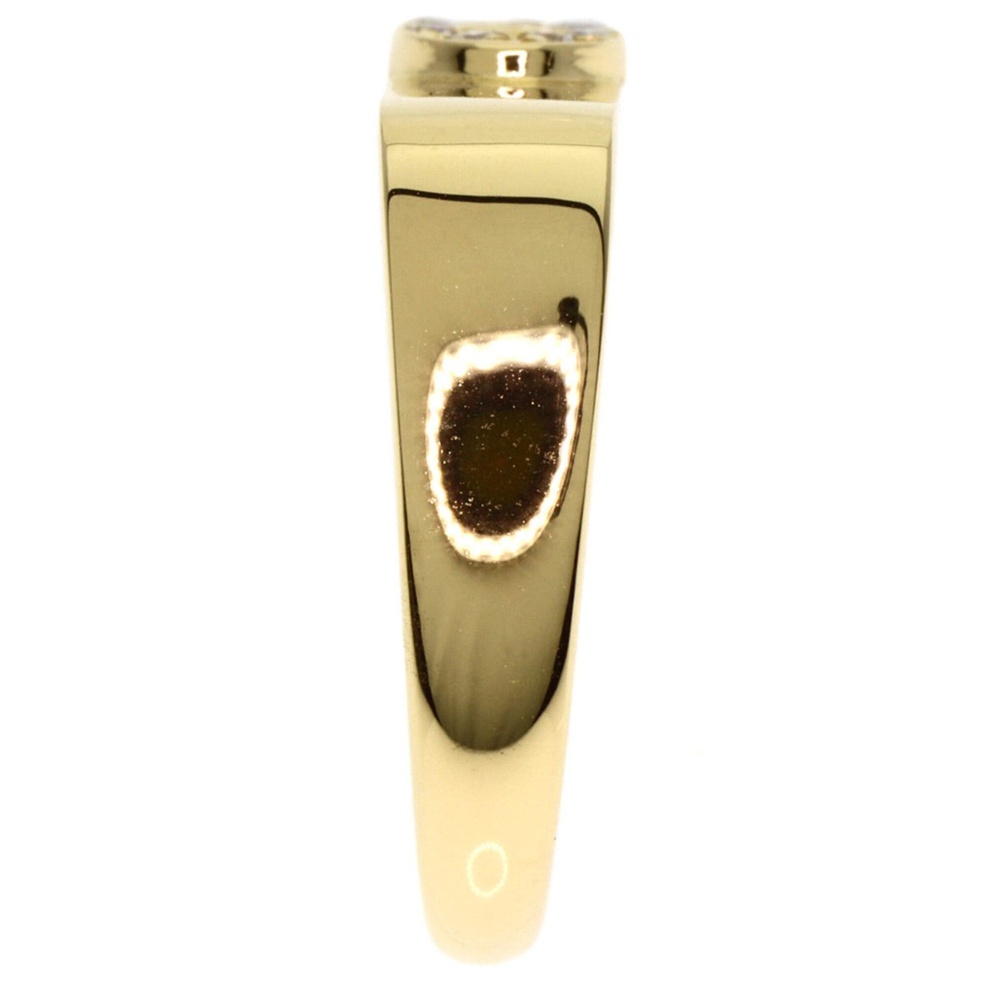 Dior Christian Dior Dior CD Logo Diamond Ring, 18K Yellow Gold, Women's Size ONE SIZE - 3 Thumbnail