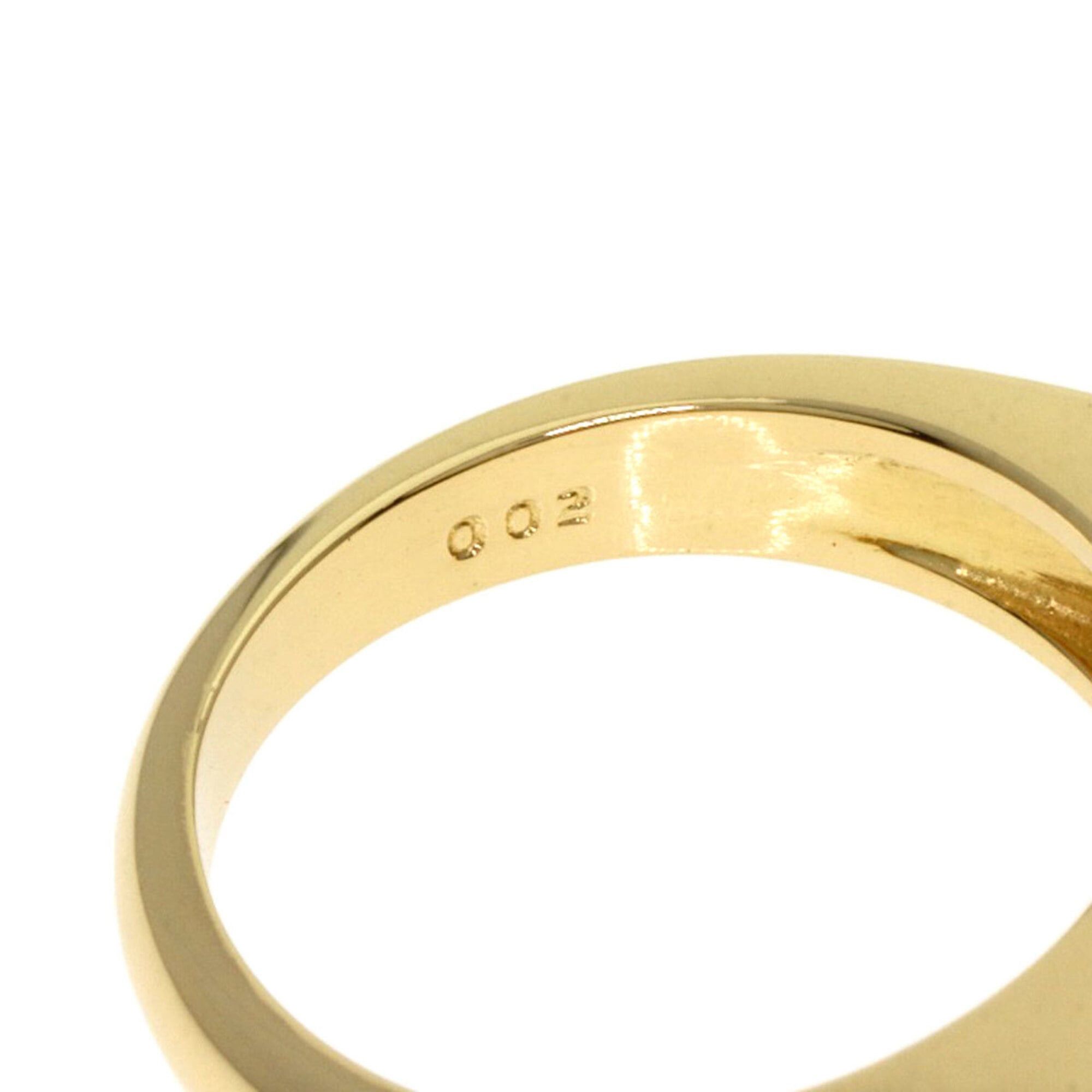 Dior Christian Dior Dior CD Logo Diamond Ring, 18K Yellow Gold, Women's Size ONE SIZE - 6 Thumbnail