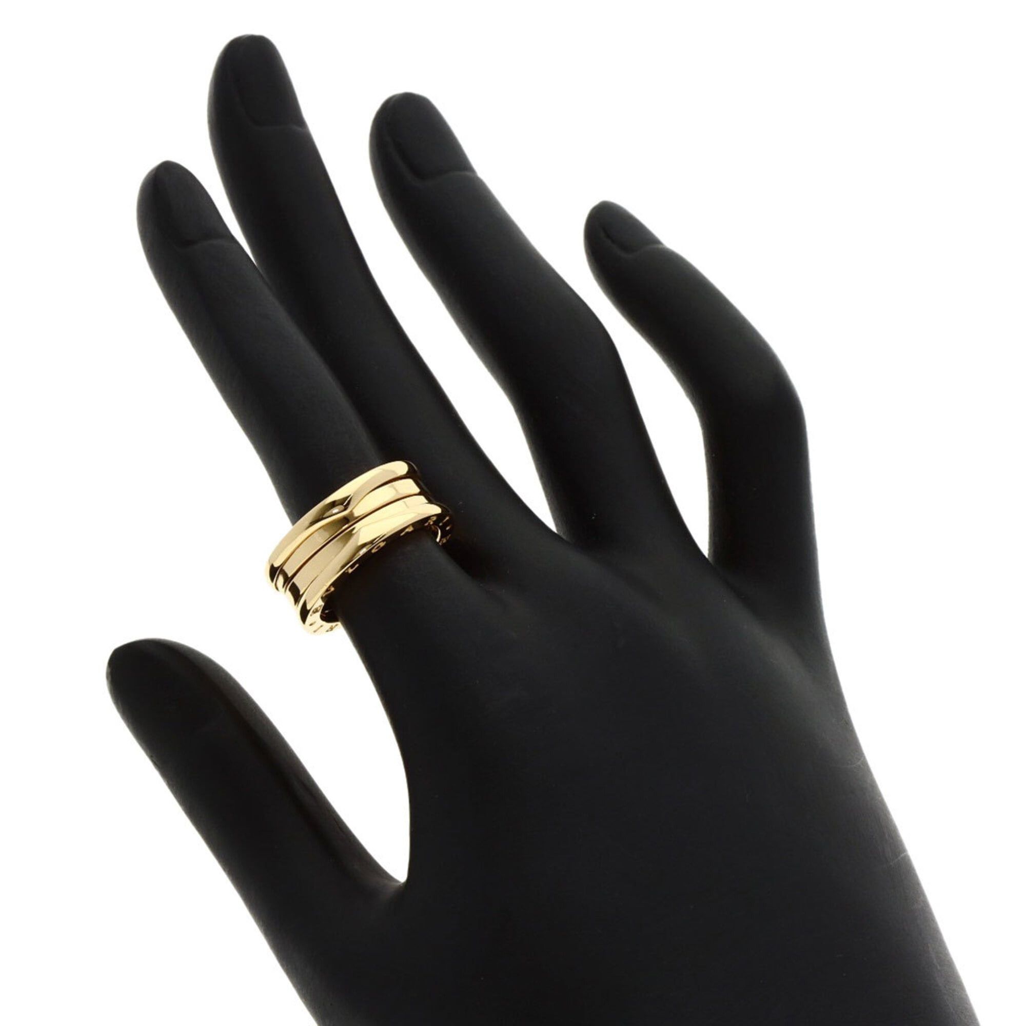 Bvlgari BVLGARI B-zero1 2-band ring #51, 18K yellow gold, women's. Size ONE SIZE - 5 Thumbnail