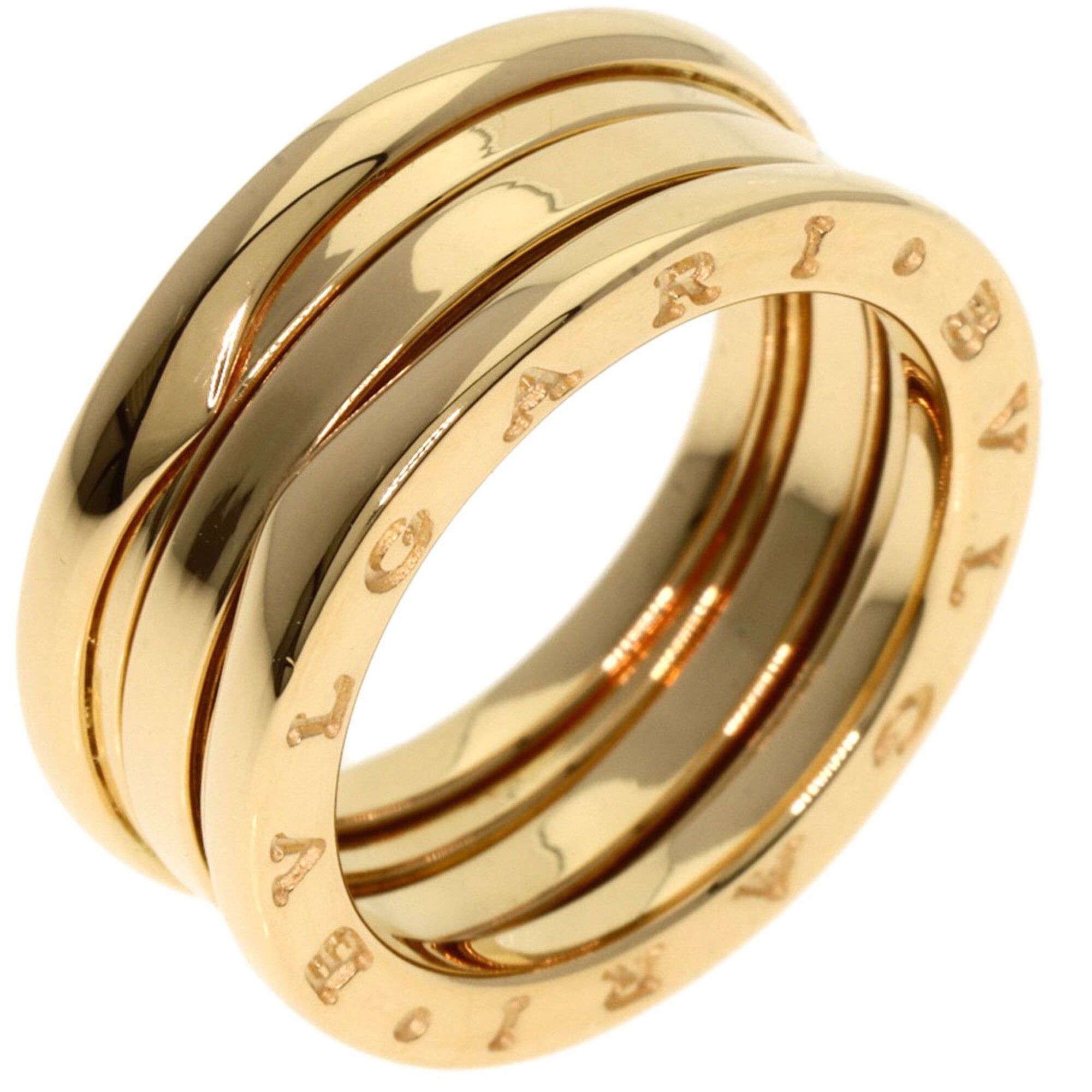 Bvlgari BVLGARI B-zero1 2-band ring #51, 18K yellow gold, women's. Size ONE SIZE - 2 Thumbnail