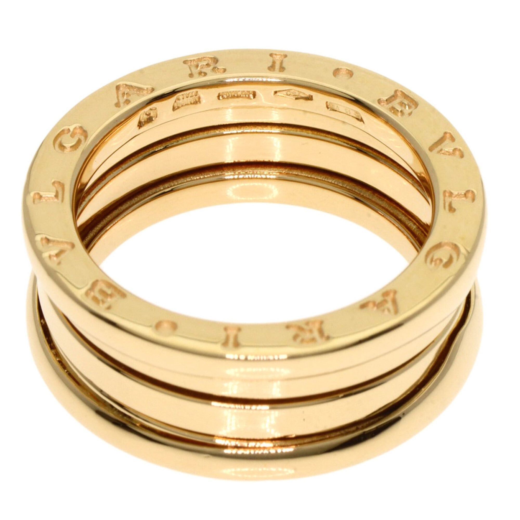 Bvlgari BVLGARI B-zero1 2-band ring #51, 18K yellow gold, women's. Size ONE SIZE - 4 Thumbnail