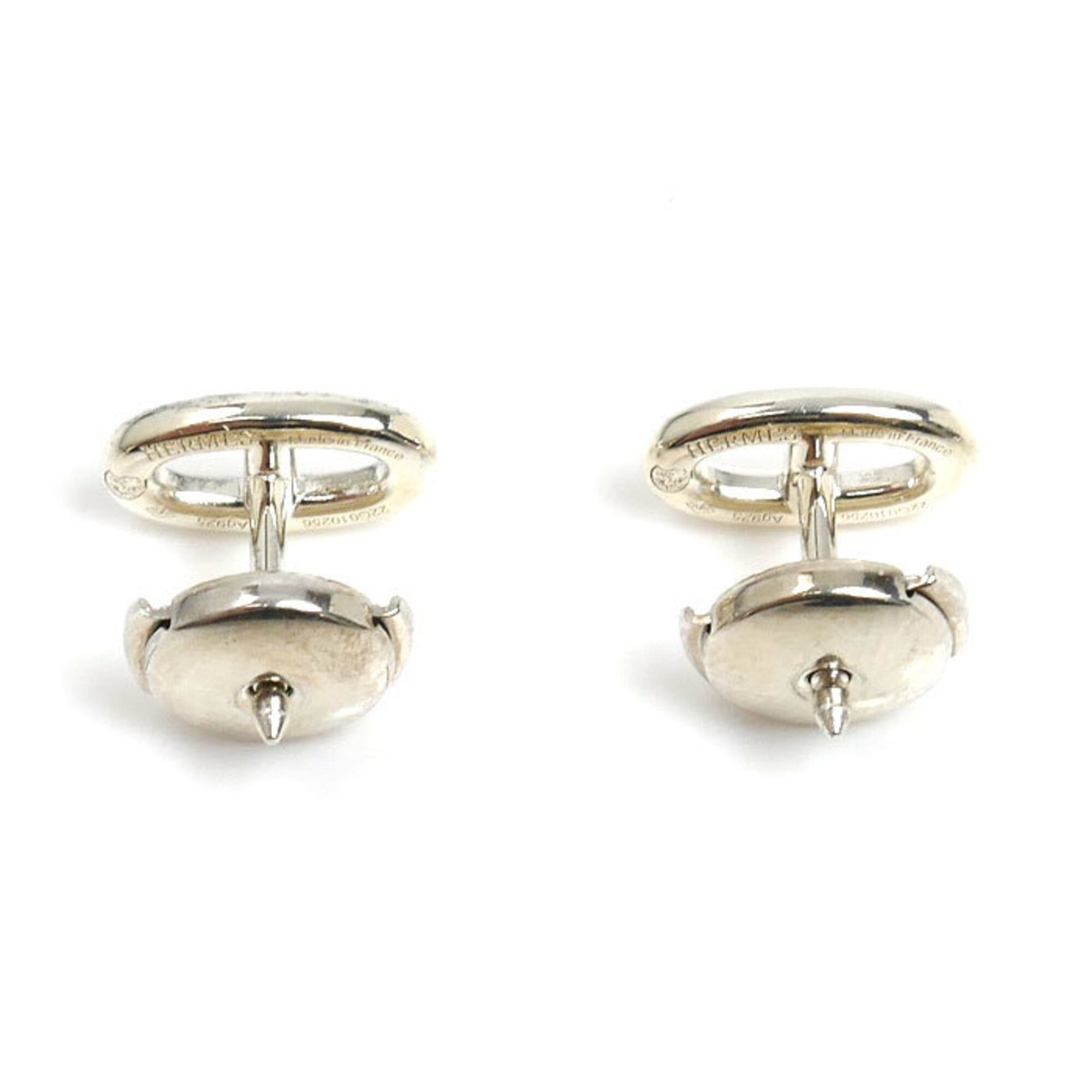 Hermes HERMES Sterling Silver 925 Chaine d'Ancre TPM Earrings 1.8g Women's Size ONE SIZE - 3 Thumbnail