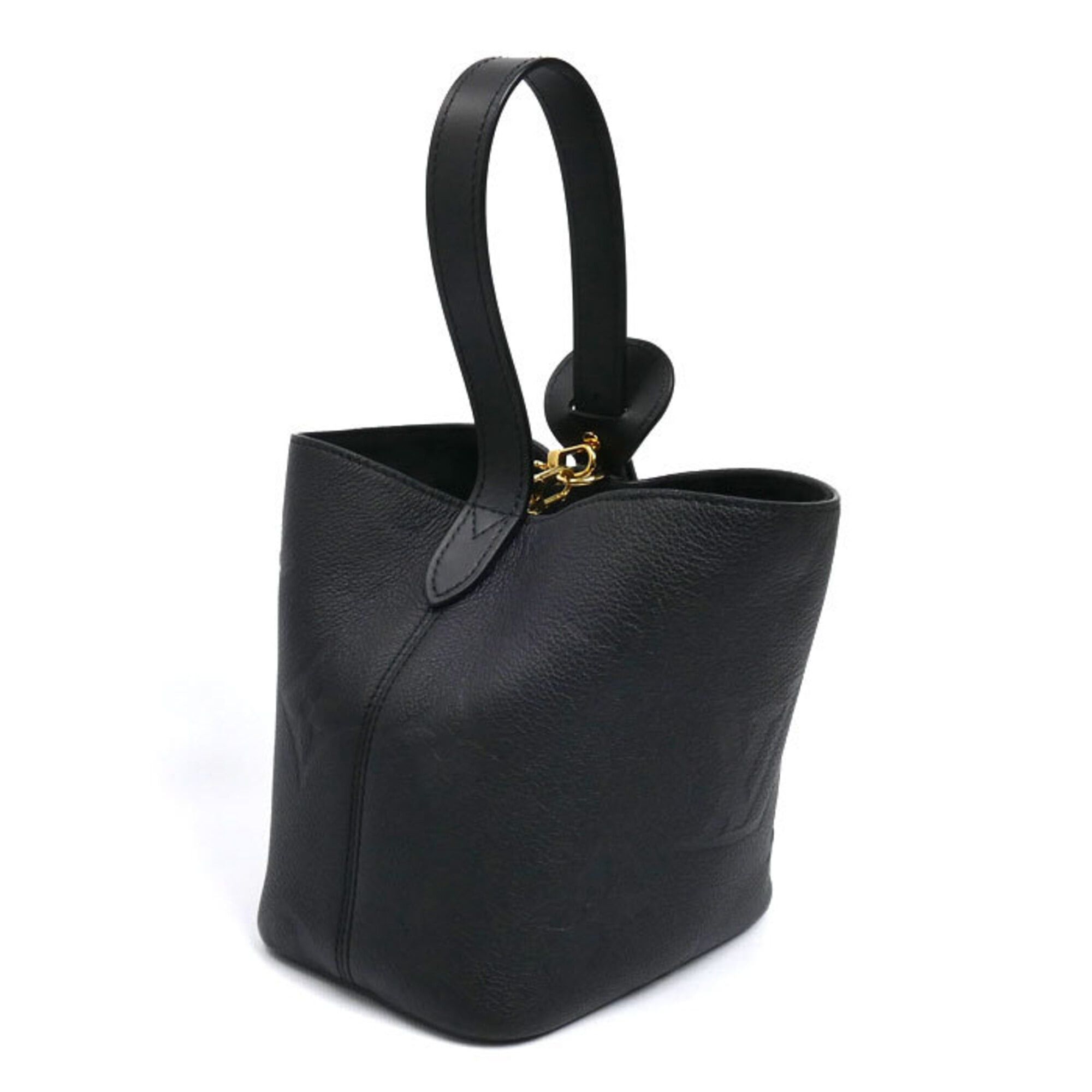 Louis Vuitton LOUIS VUITTON All-in BB Handbag, Monogram Empreinte, Black, M13480 IC, Women's Size ONE SIZE - 4 Thumbnail