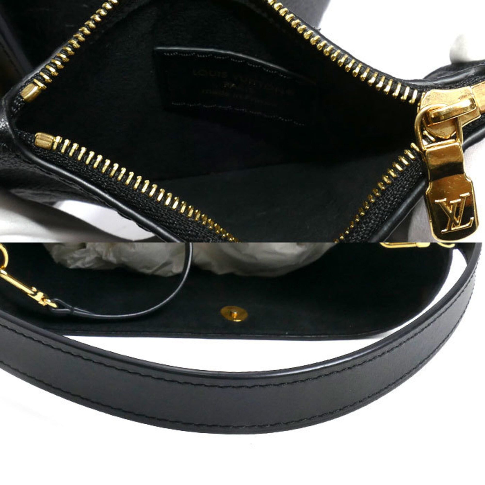 Louis Vuitton LOUIS VUITTON All-in BB Handbag, Monogram Empreinte, Black, M13480 IC, Women's Size ONE SIZE - 9 Thumbnail