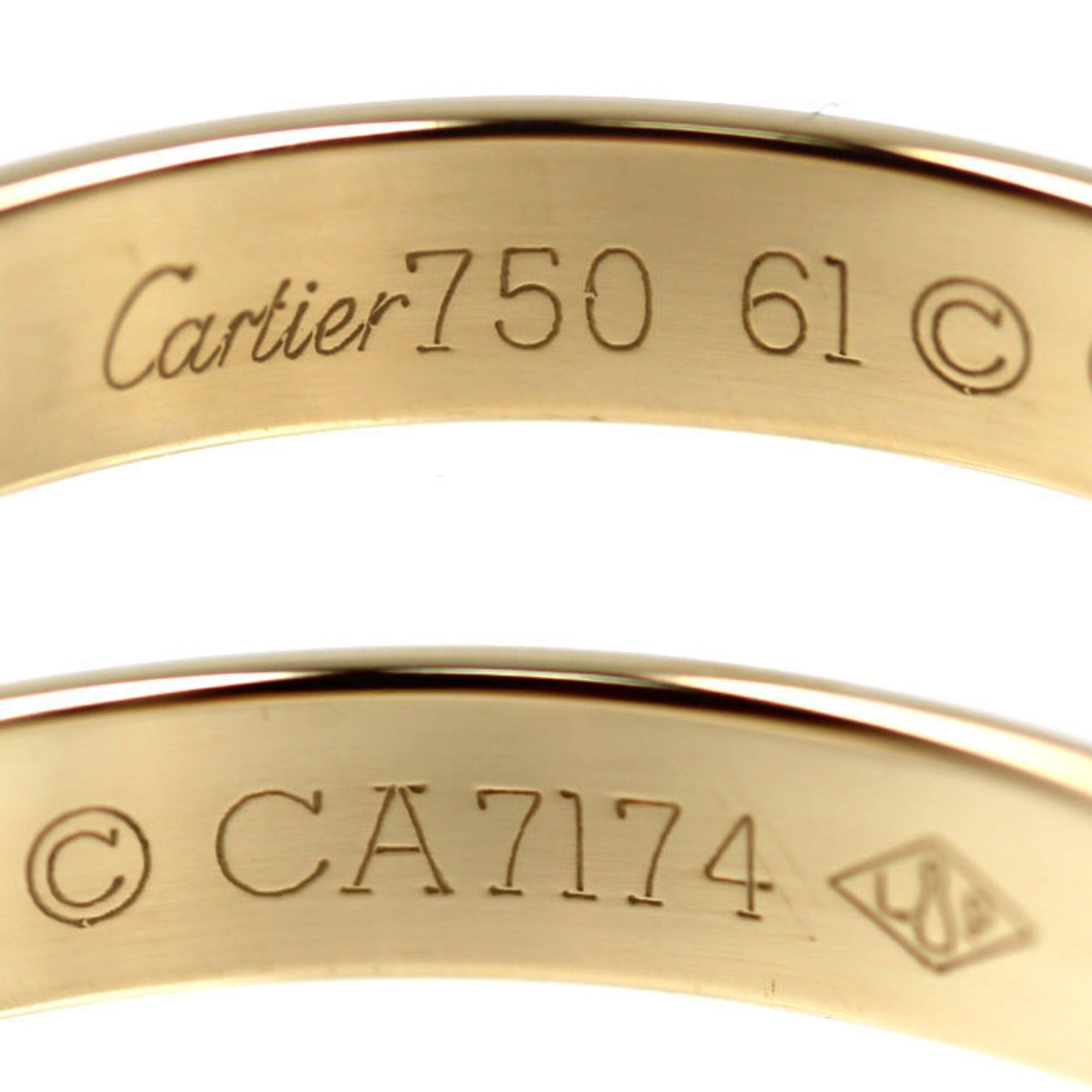 Cartier Cartier 18KYG Yellow Gold 1895 Wedding Ring, Size 61, 4.9g, Men's Size ONE SIZE - 5 Thumbnail