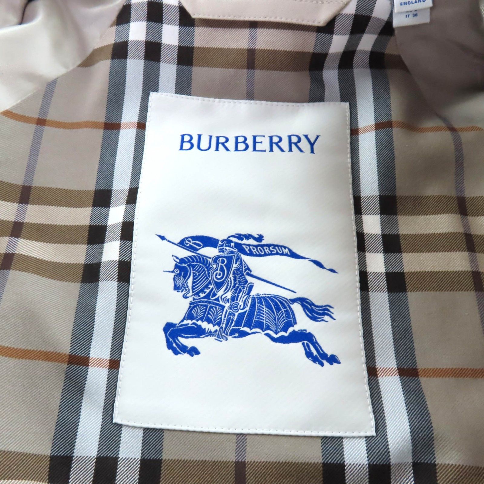 Burberry Burberry Burberry Cotton Trench Coat Textile Outerwear DUTY FREE for USA Size ONE SIZE - 7 Thumbnail