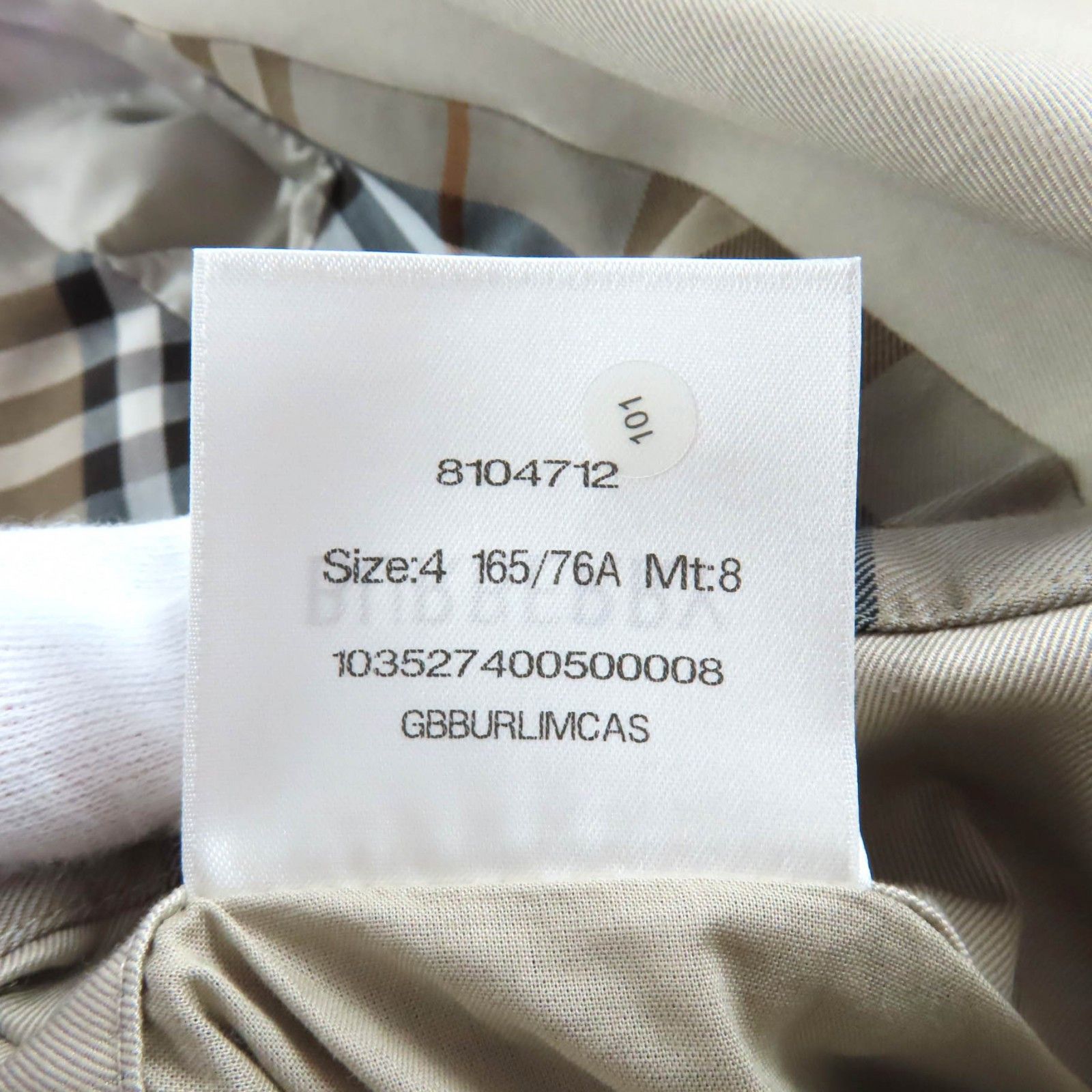 Burberry Burberry Burberry Cotton Trench Coat Textile Outerwear DUTY FREE for USA Size ONE SIZE - 13 Thumbnail