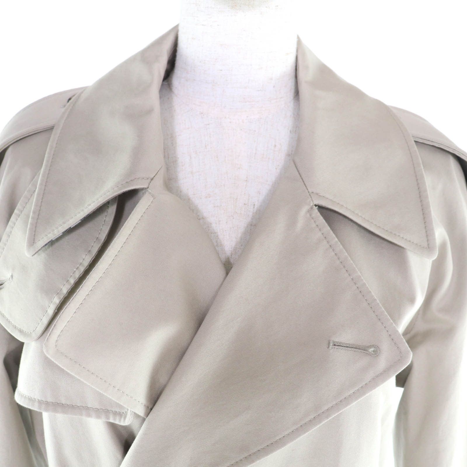 Burberry Burberry Burberry Cotton Trench Coat Textile Outerwear DUTY FREE for USA Size ONE SIZE - 4 Thumbnail