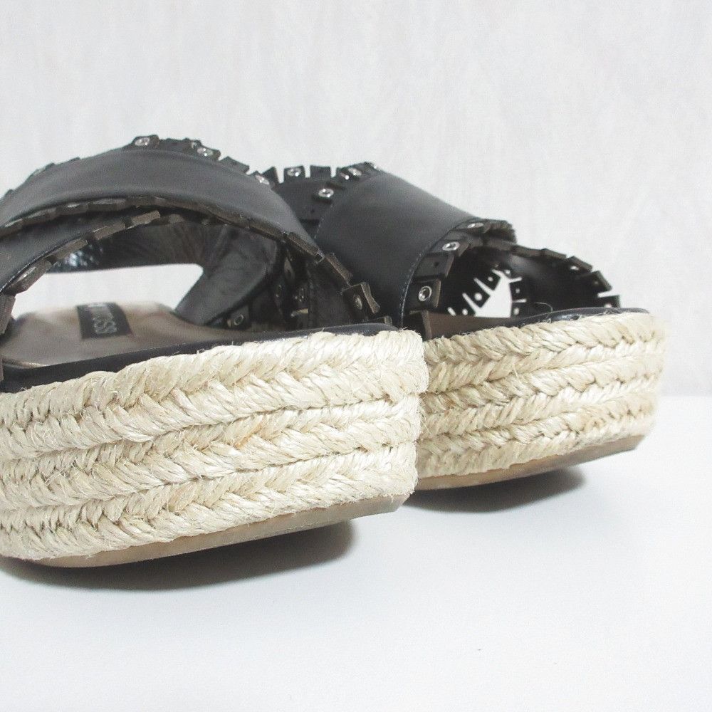 Other Other Sergio Rossi Leather Espadrille Sandals Plant-based Shoes DUTY FREE for USA Size ONE SIZE - 2 Thumbnail