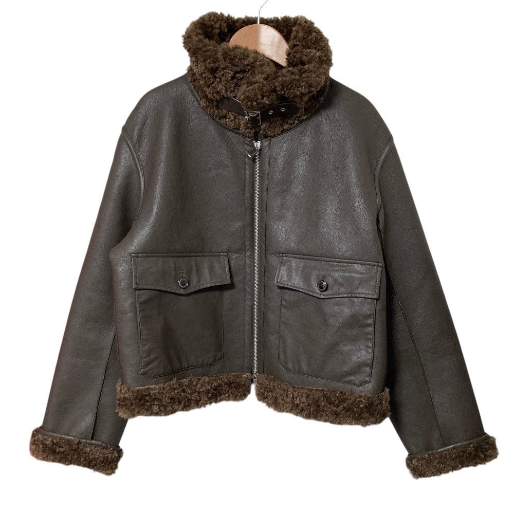 Other Other Spick and Span Faux Shearling Flight Jacket Plastic / Synthetic Outerwear DUTY FREE for USA Size ONE SIZE - 2 Thumbnail